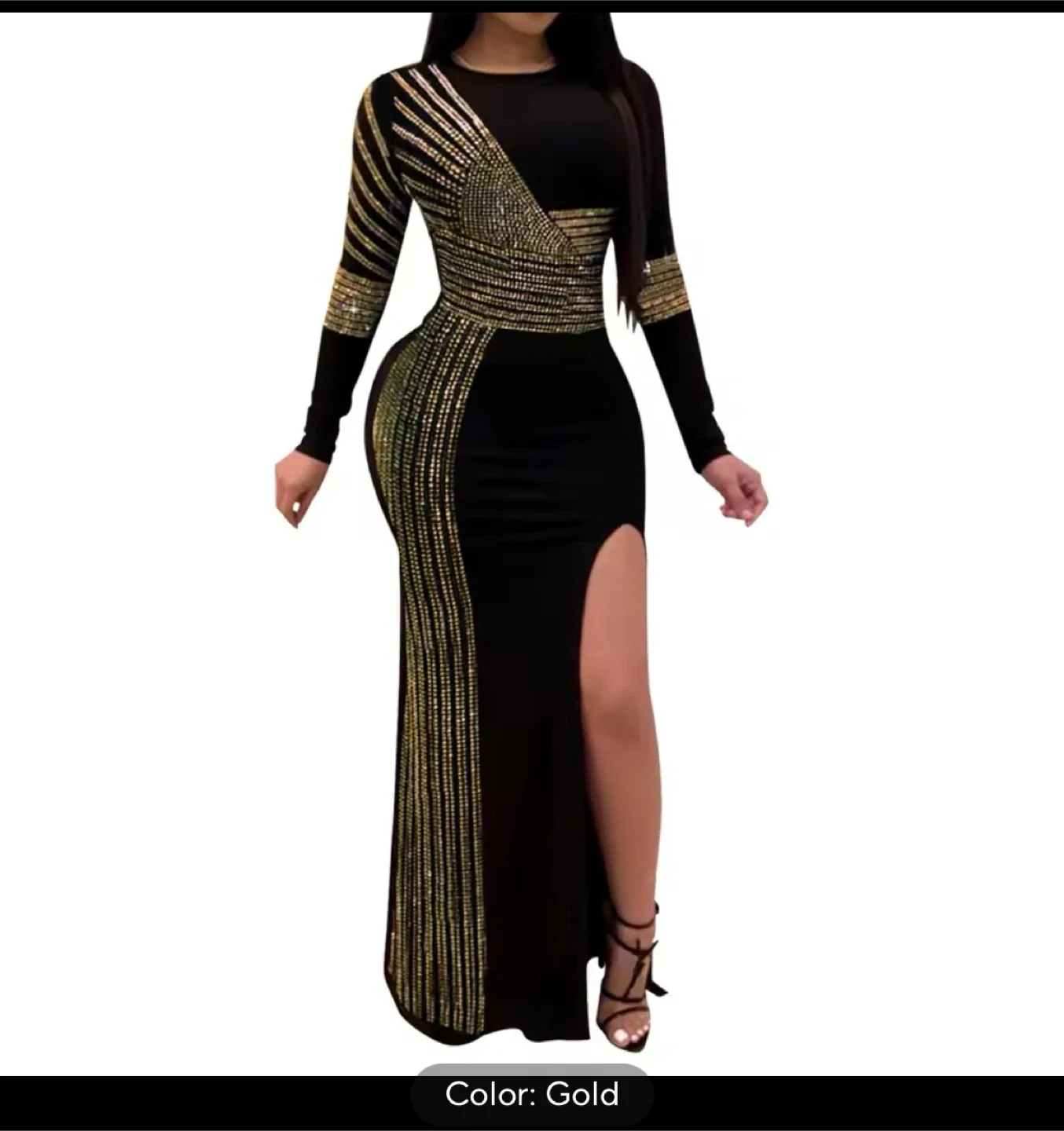Elegant Long Sleeve Maxi Dresses Brand New on Sale Now image indicator(7)