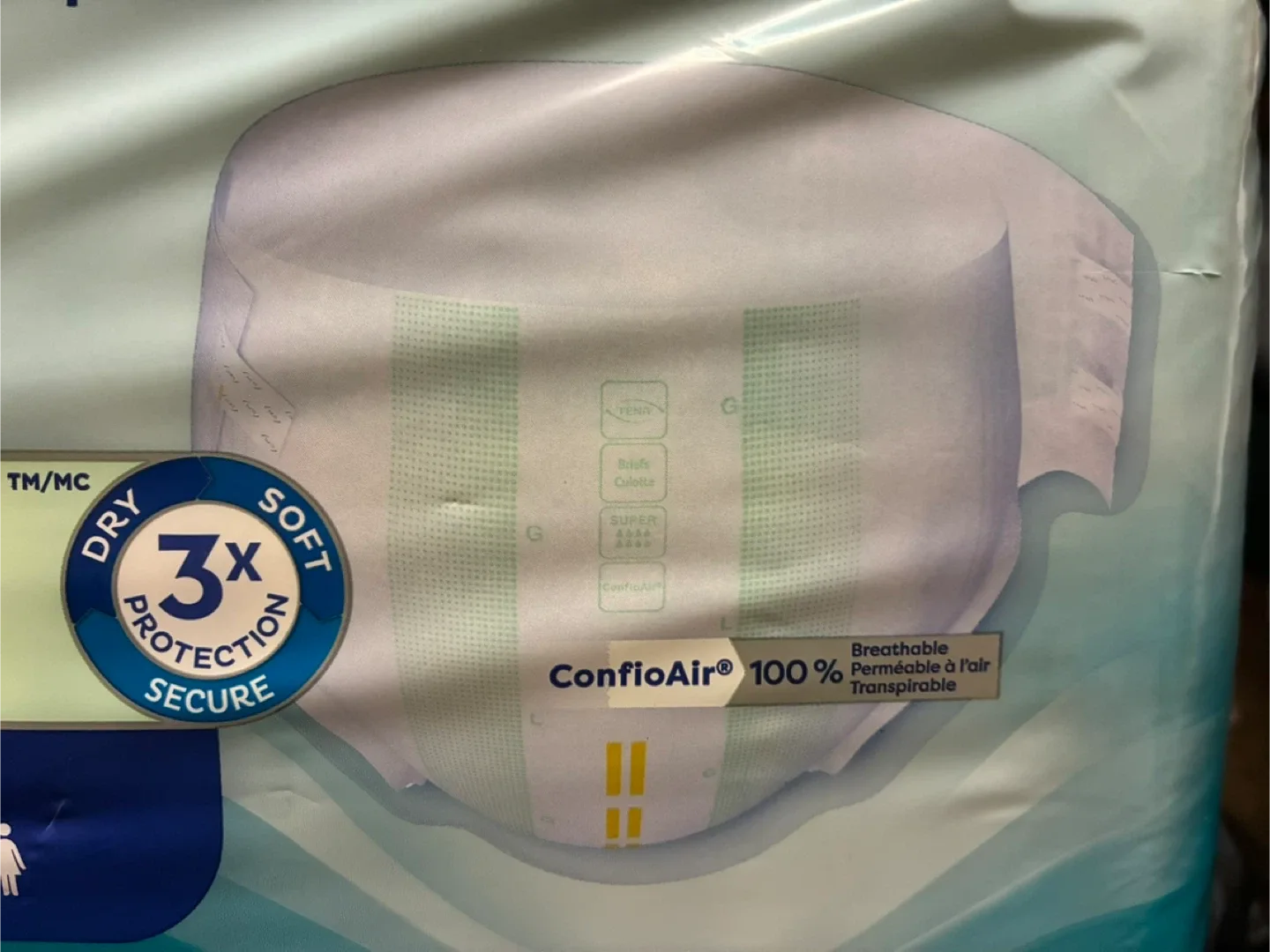 NIP TENA ProSkin Super Briefs, Large (28 count) image indicator(3)