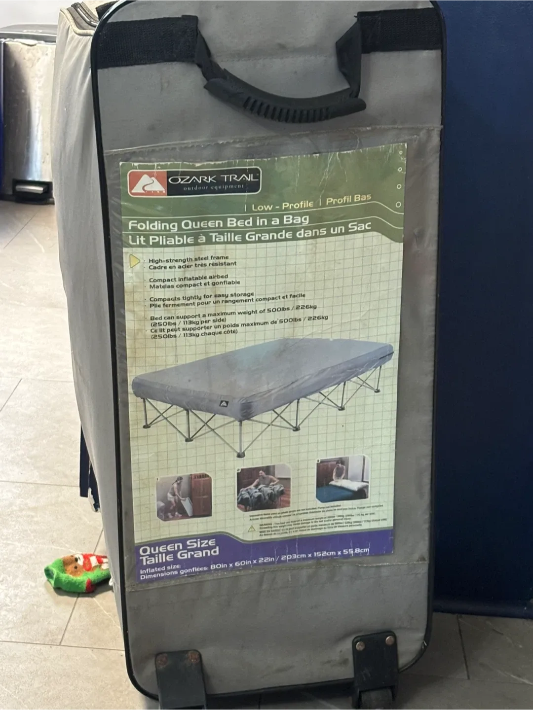 Ozark Trail Folding Queen Bed in a Bag