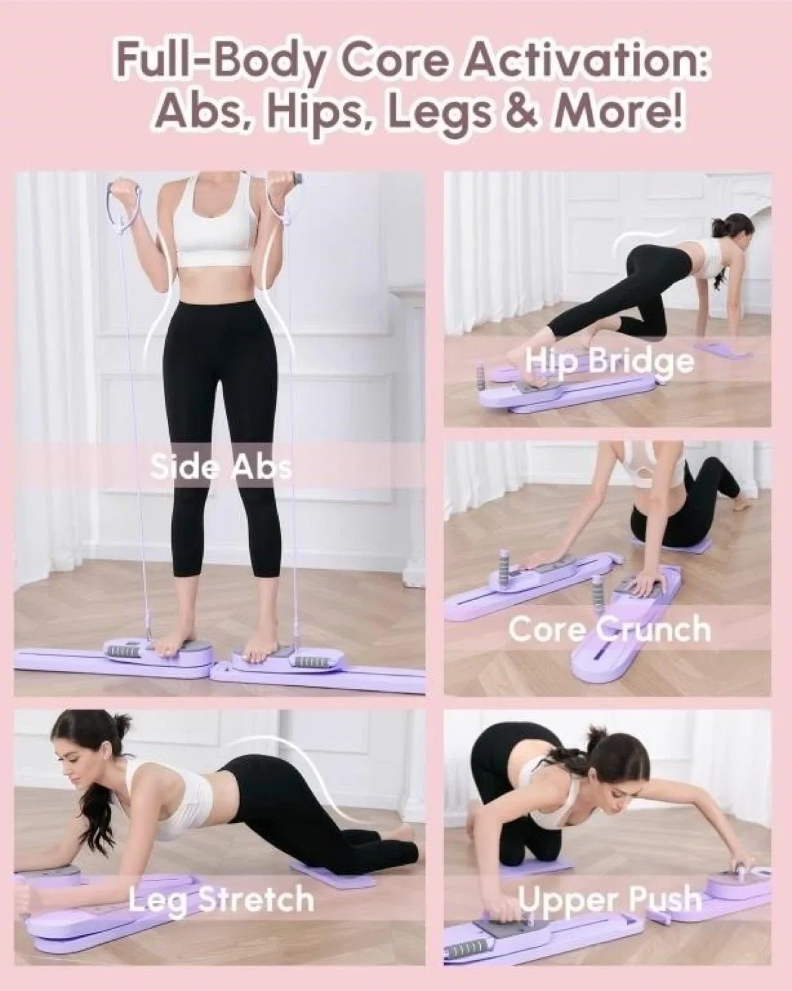 Split Type Fitness Board - Core & Full Body Workout image indicator(2)