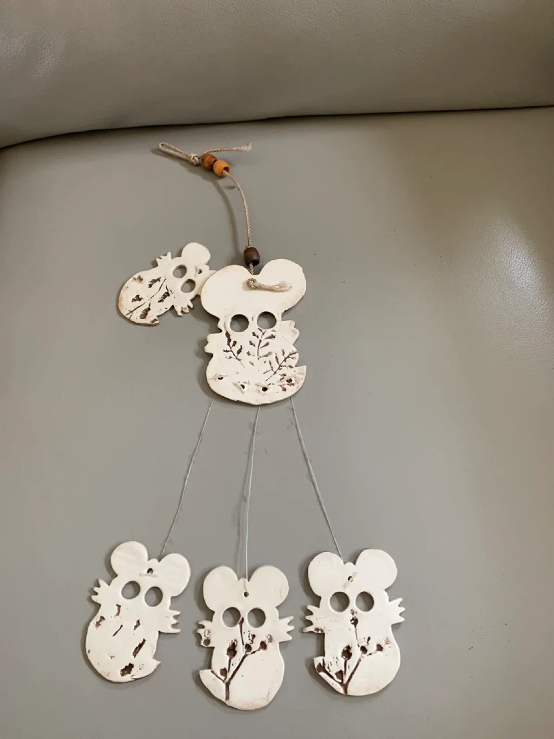 Ceramic Mouse Wind Chime Decoration image indicator(2)
