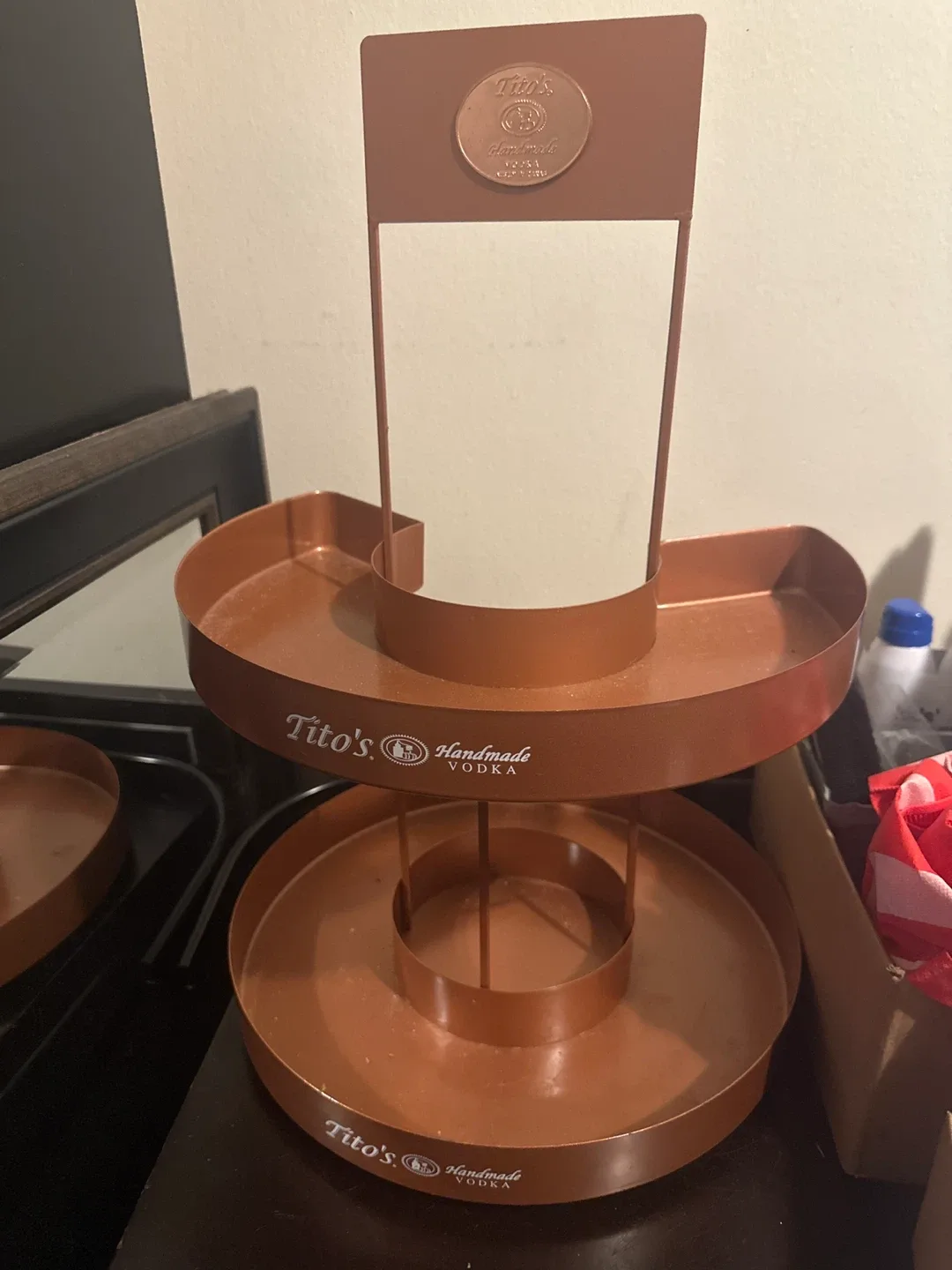 Tito's Handmade Vodka Display Stand/Lazy Susan