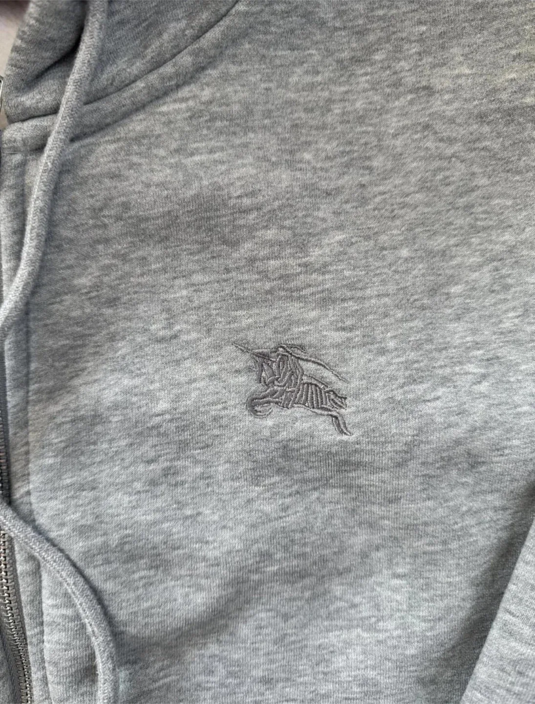 Burberry Grey Hoodie, Size S image indicator(3)