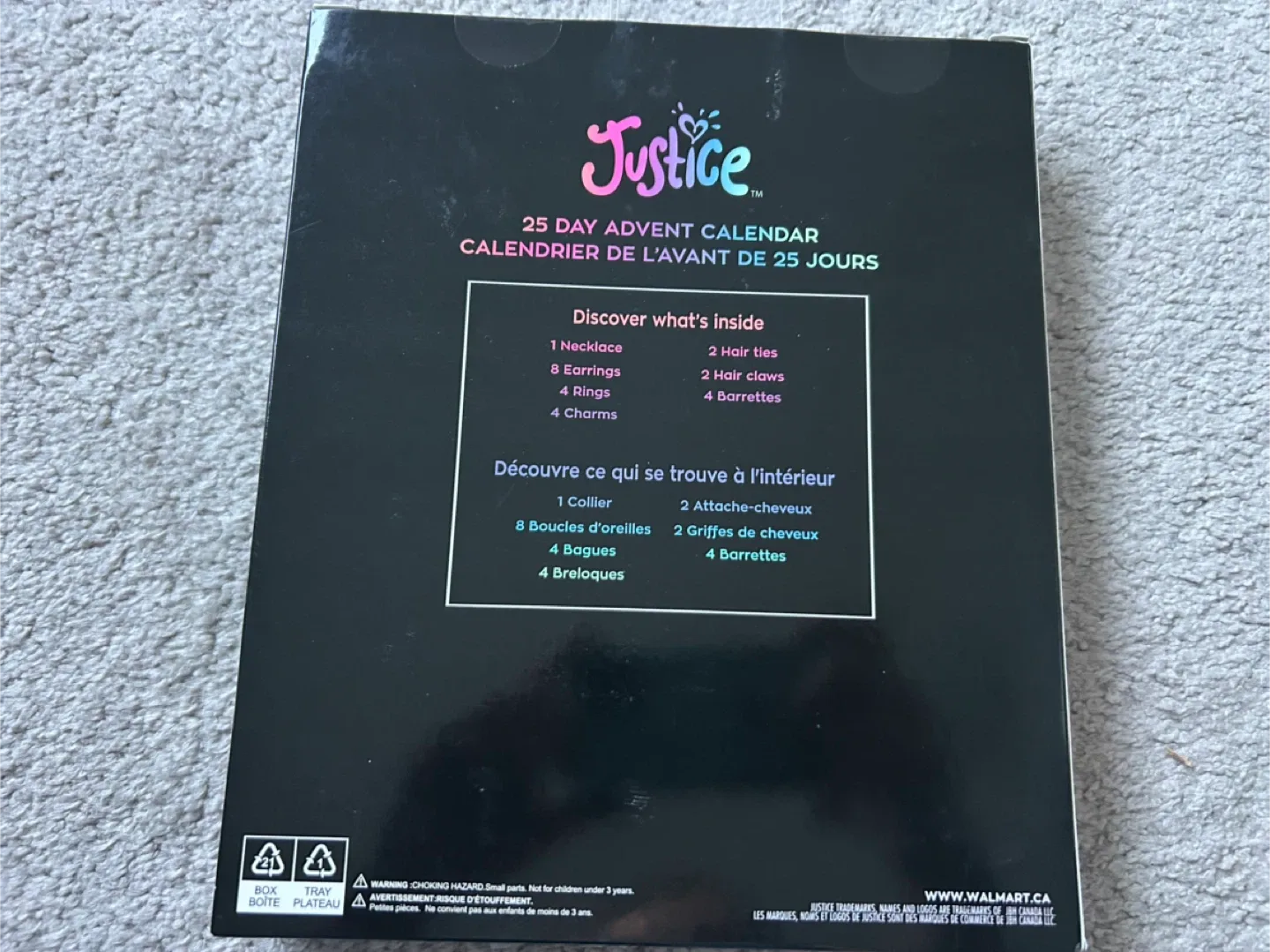 Girls Justice 25 Day Advent calendar girls accessories image indicator(2)