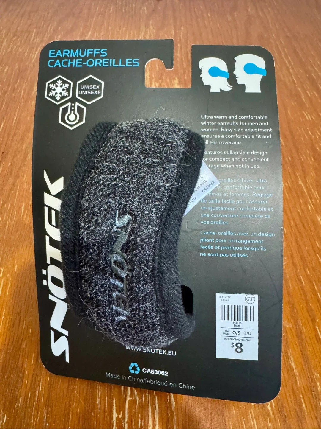 Snötek Unisex Earmuffs - New in Package!