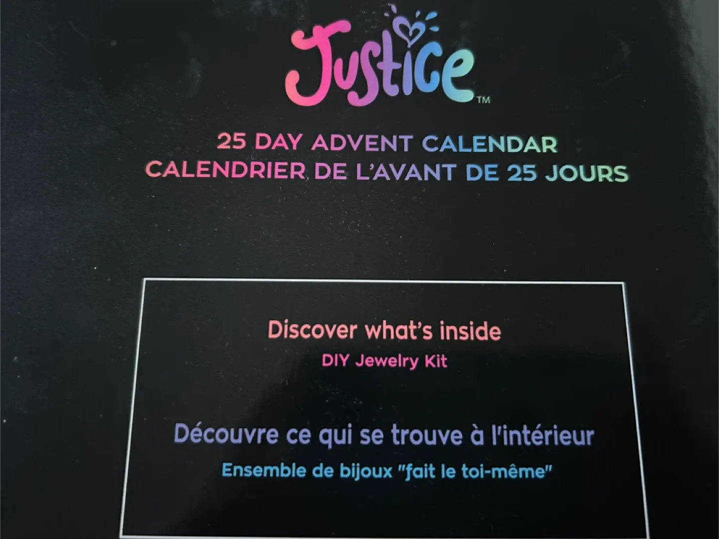 Girls Justice 25 Day Advent Calendar - DIY Jewelry Kit image indicator(3)