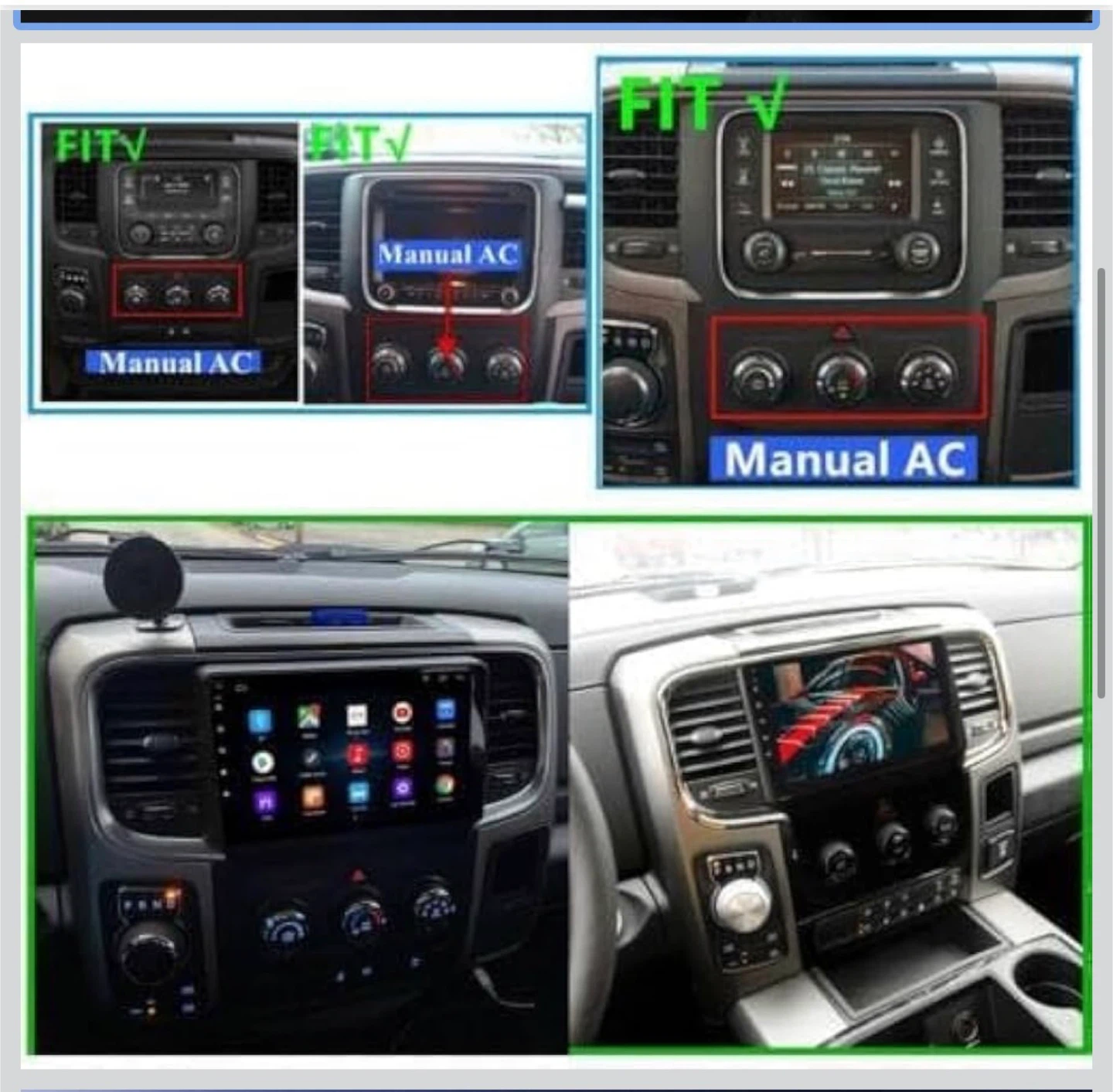 Android 13 Double Din Car Stereo for Dodge Ram - photo 3