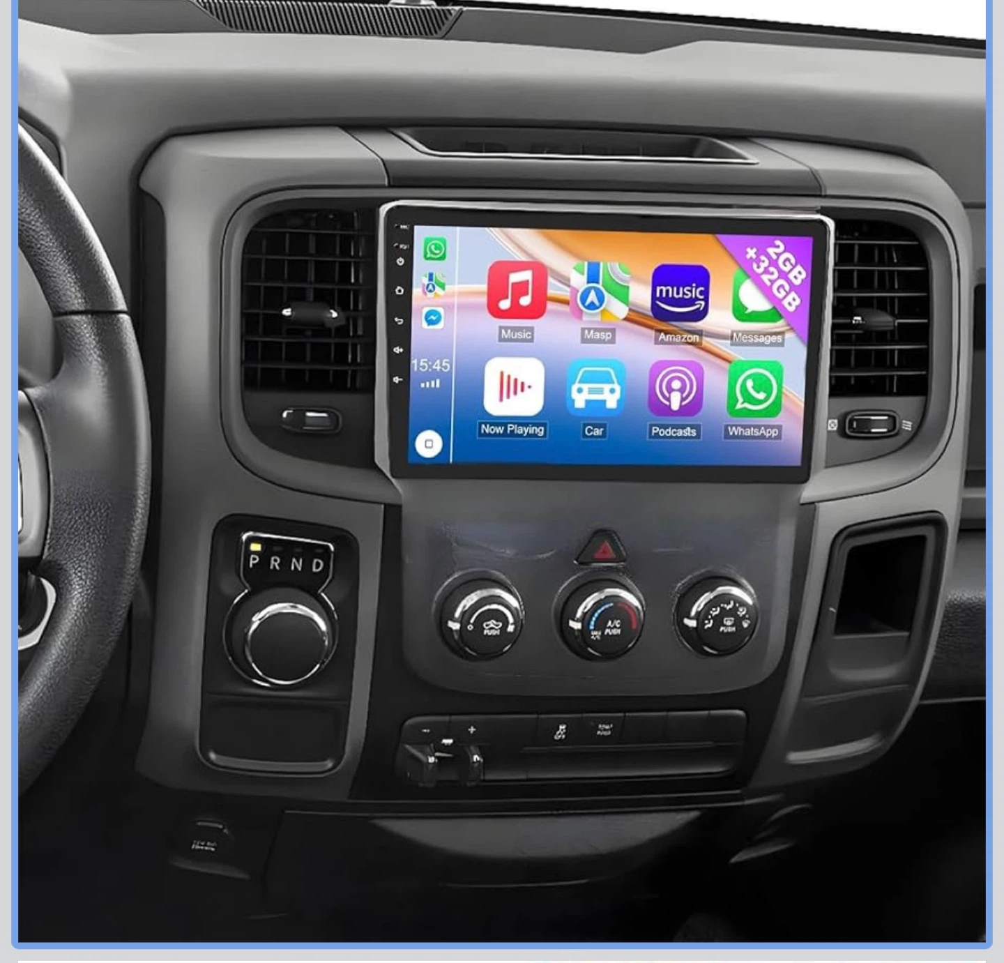 Android 13 Double Din Car Stereo for Dodge Ram - photo 2