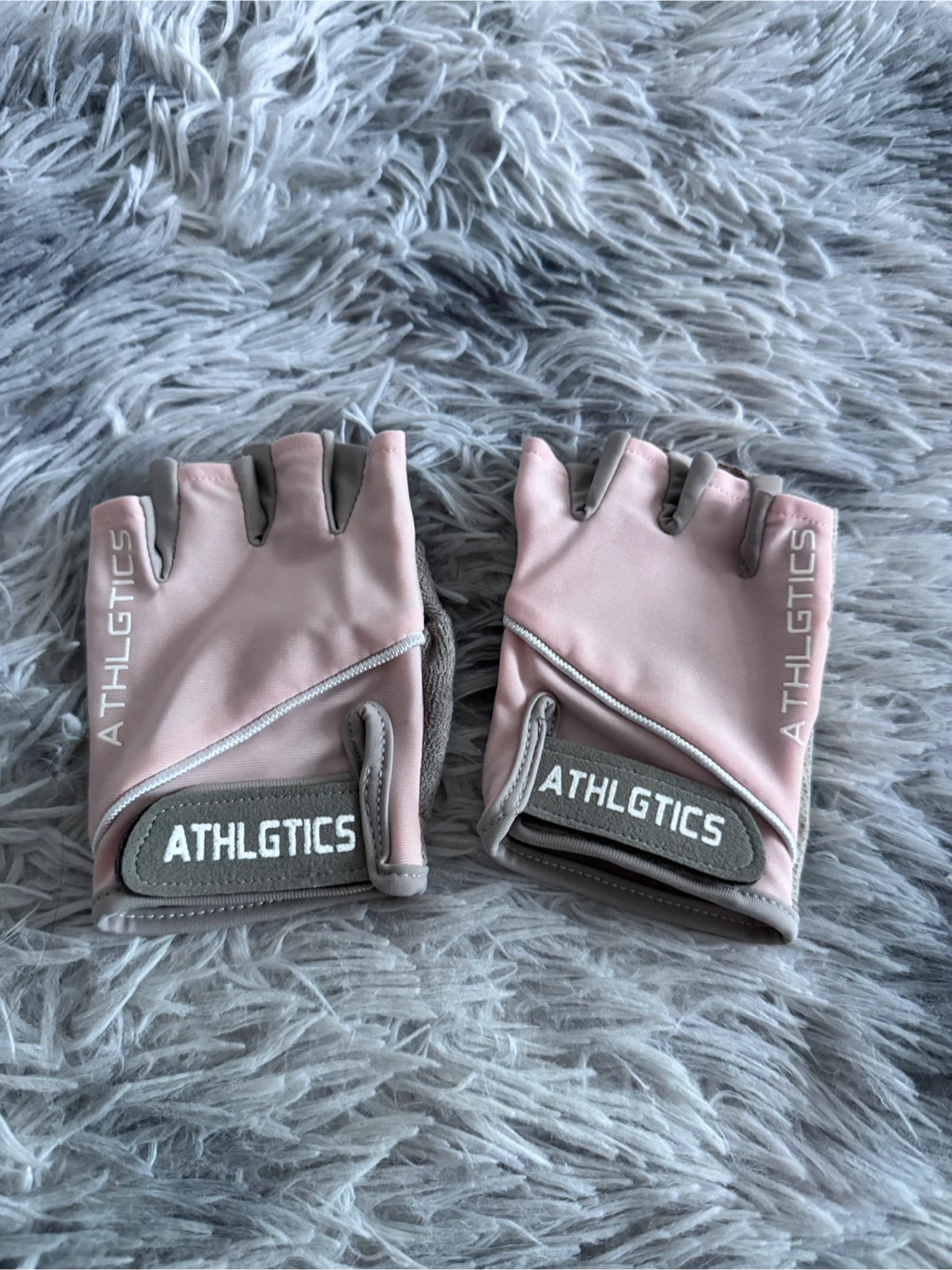 Pink & Grey Training Gloves - photo 3