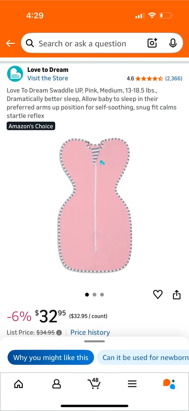 Carter's & Love To Dream Baby Sleepwear 1.0 Tog image indicator(4)