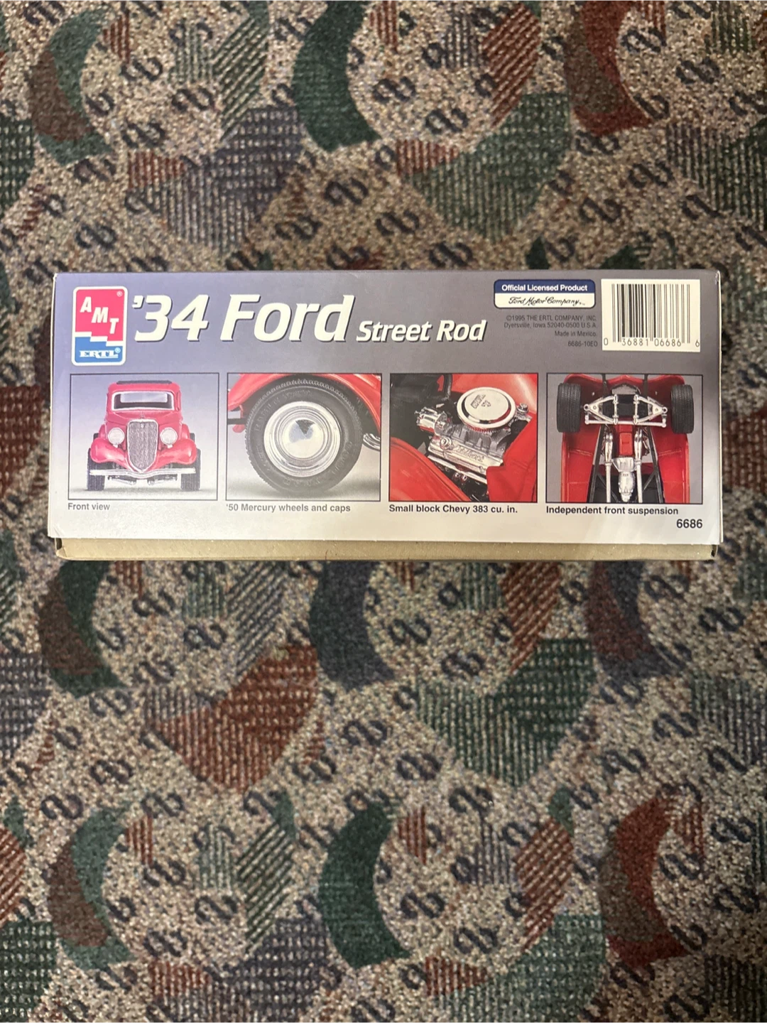 AMT '34 Ford Street Rod 1/25 Model Kit - photo 4
