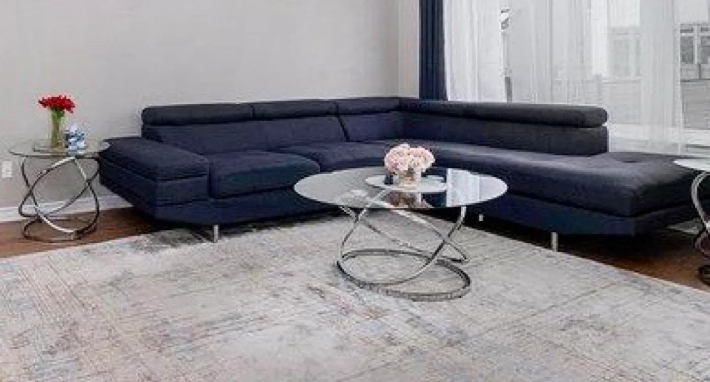 Navy Blue Sectional Sofa