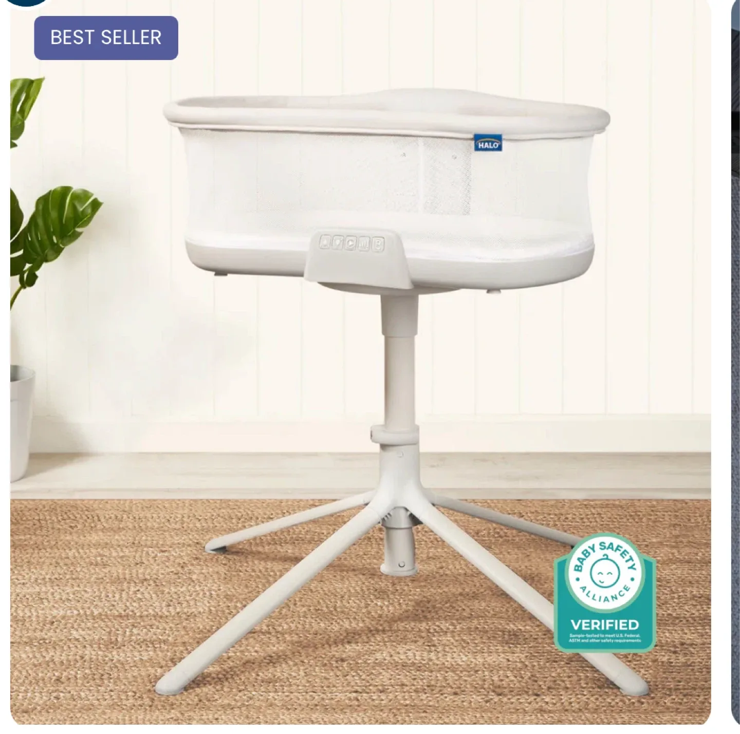 HALO BassiNest Soothing Swivel Sleeper 3.0