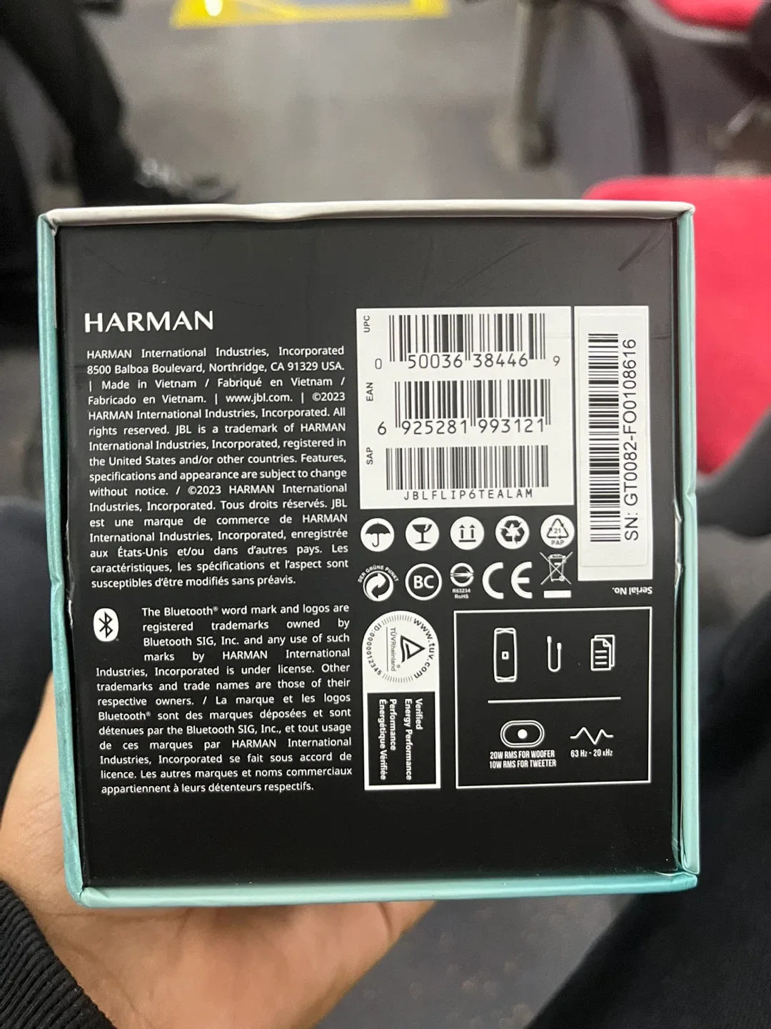 New JBL Flip 6 Bluetooth Speaker - Mint Green image indicator(4)