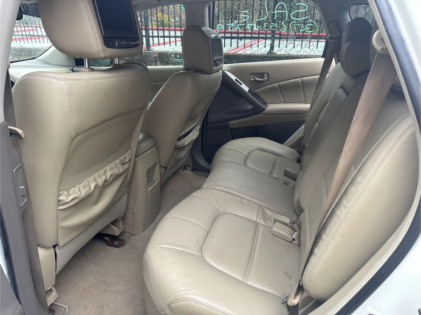 Nissan Murano Beige Leather Rear Seats - photo 4
