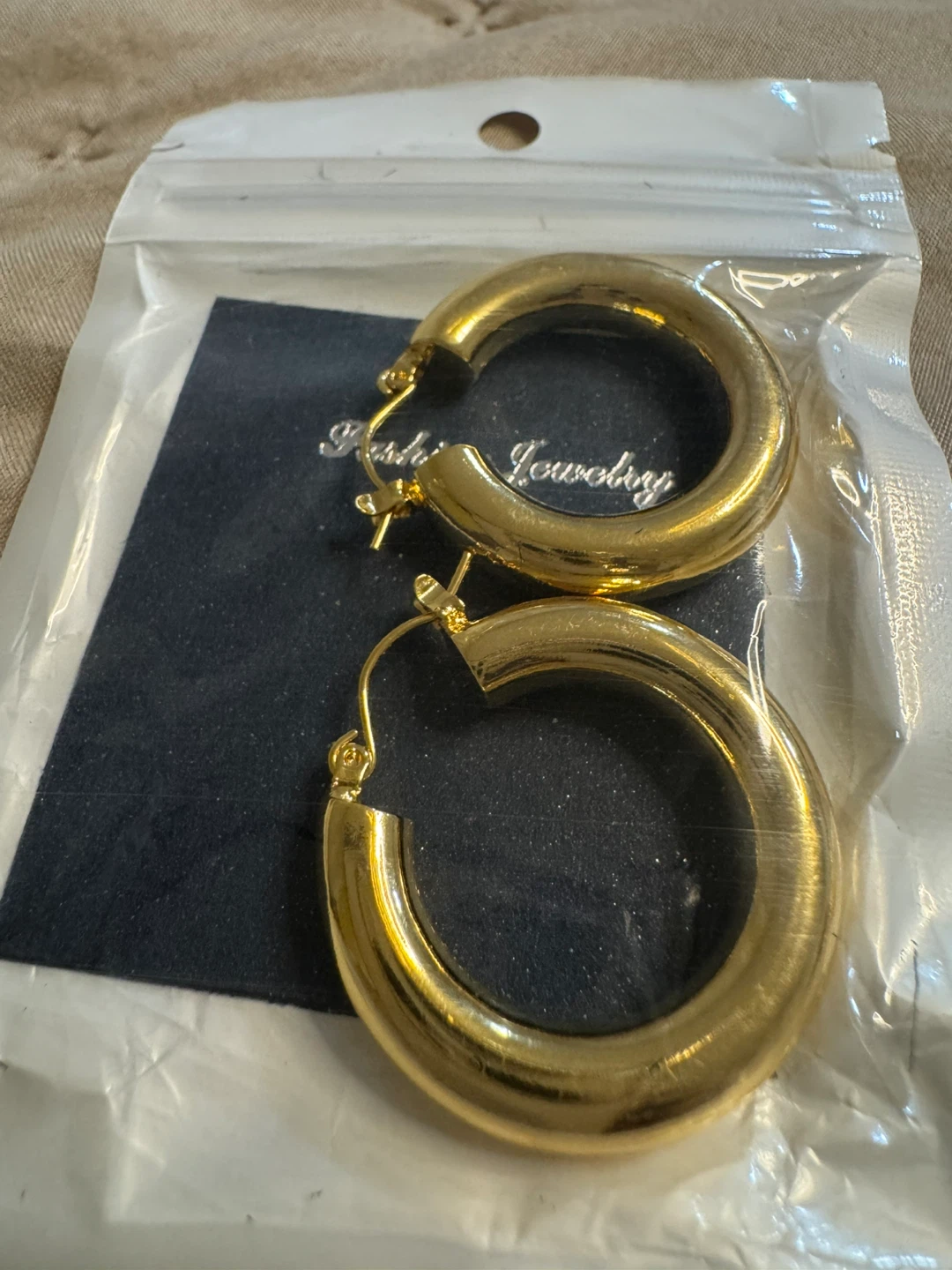 Gold Hoop Earrings - Fashion Jewelry - photo 4