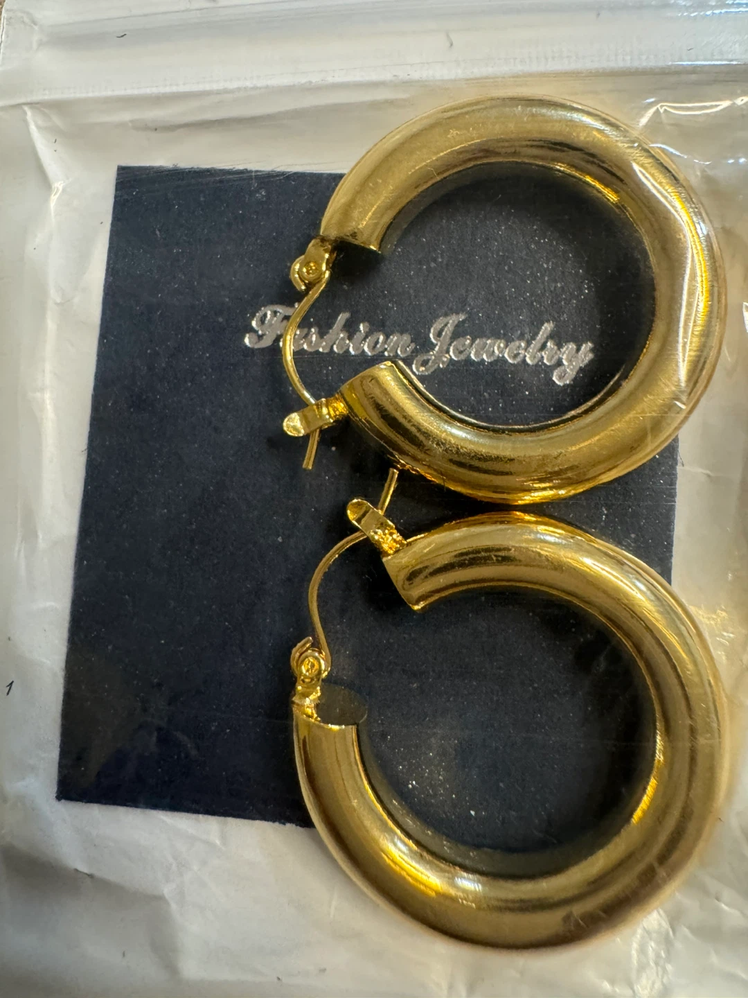 Gold Hoop Earrings - Fashion Jewelry - photo 3