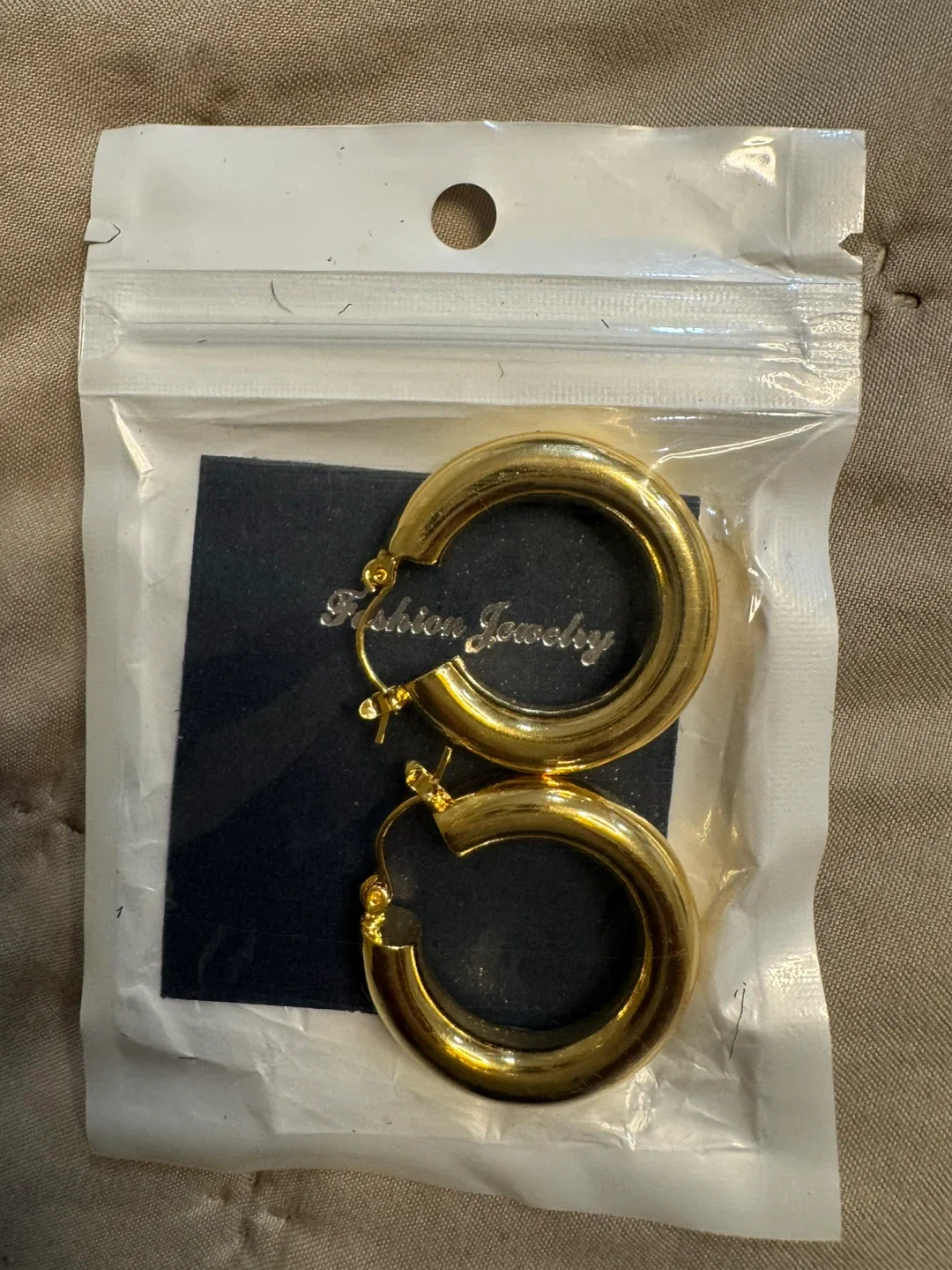 Gold Hoop Earrings - Fashion Jewelry