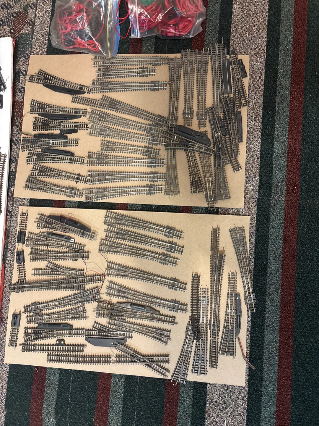 Large Lot of Model Train Tracks n scale and switches - photo 2