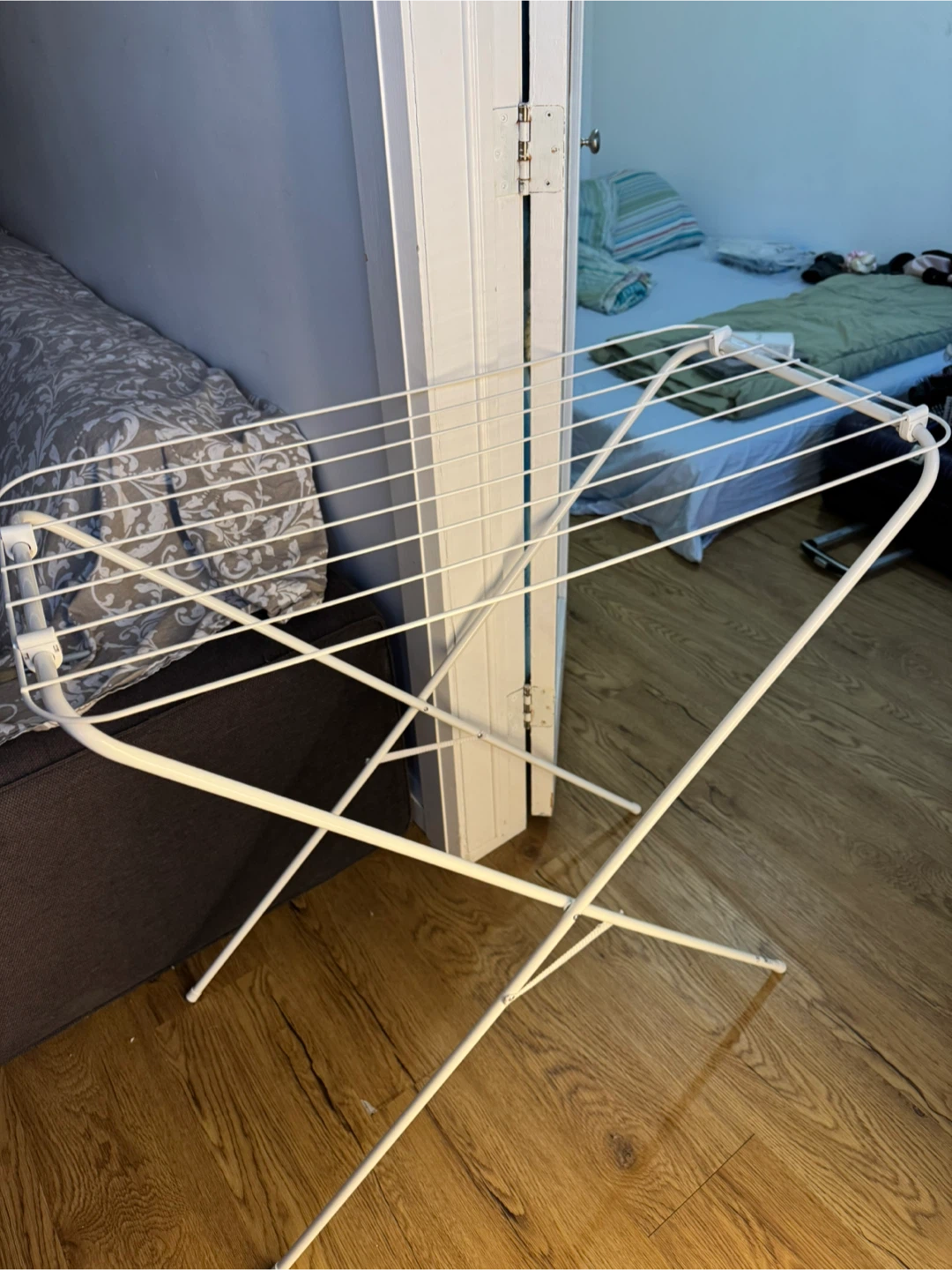 IKEA White Clothes Drying Rack - photo 2