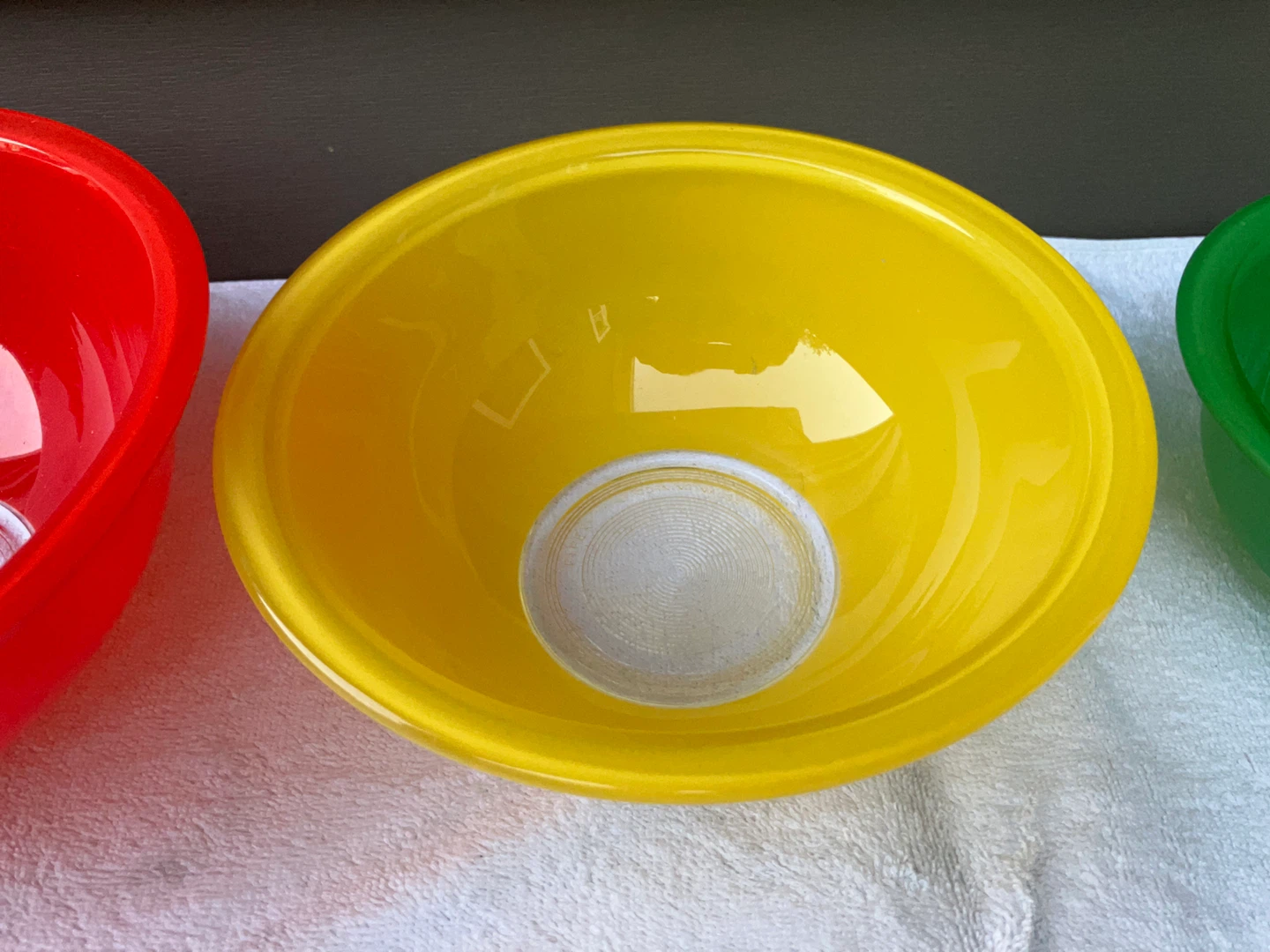 Vintage Pyrex Primary Mixing Bowls - Set of 4 - photo 5