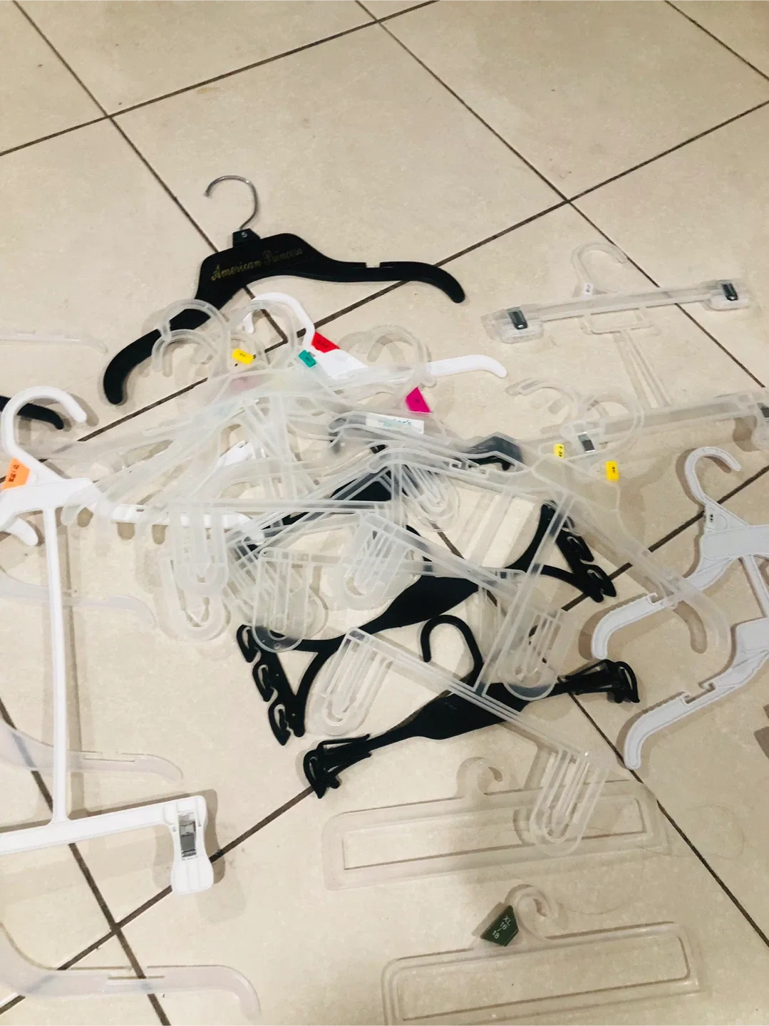 Clothes Hangers - Black & White image indicator(4)