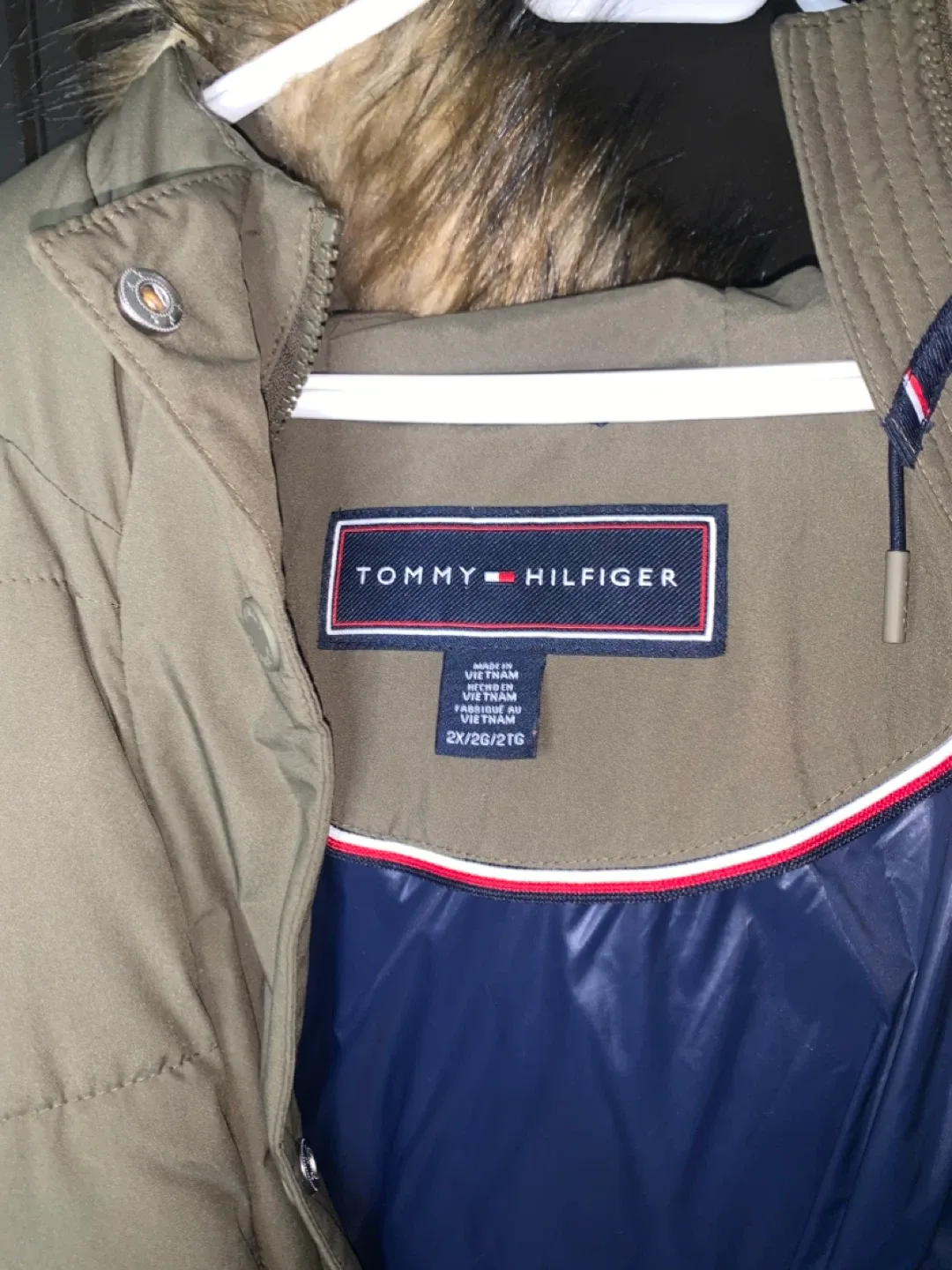 Tommy Hilfiger Puffer Jacket 2X Olive image indicator(2)