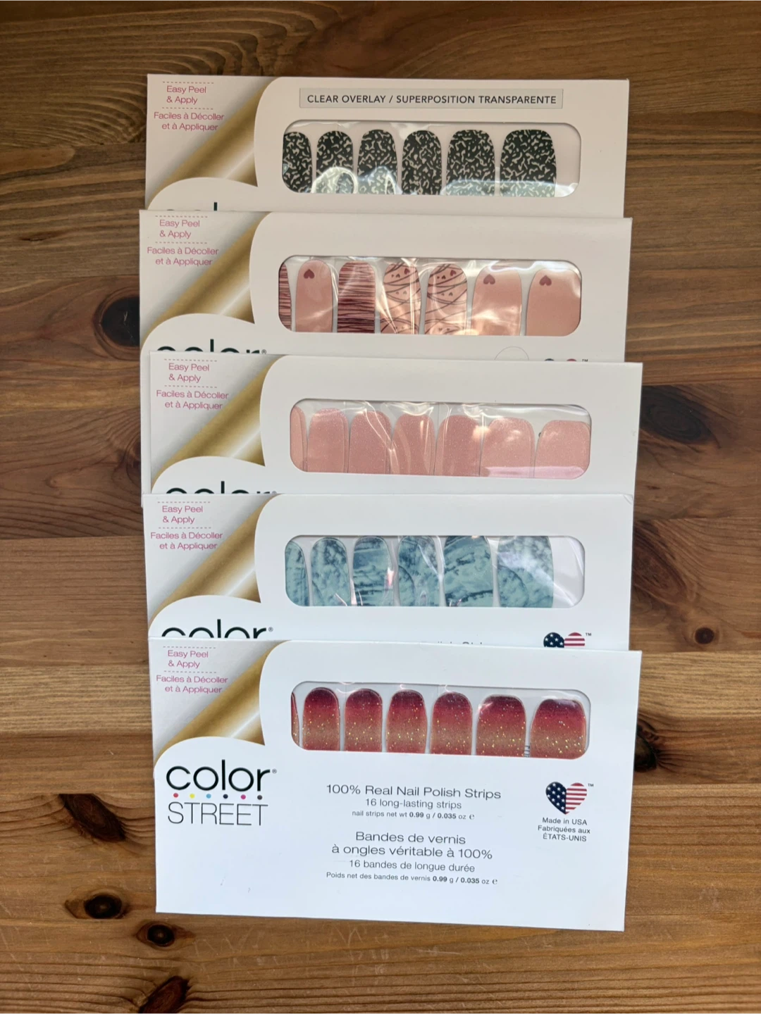 Color Street Real Nail Polish Strips Bundle