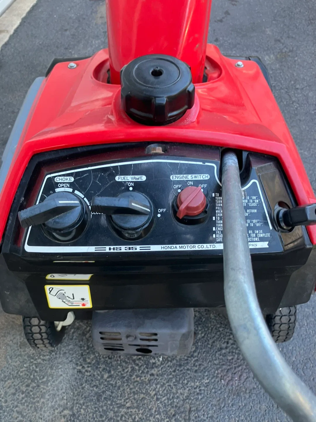 Honda HS35 Snow Blower image indicator(5)
