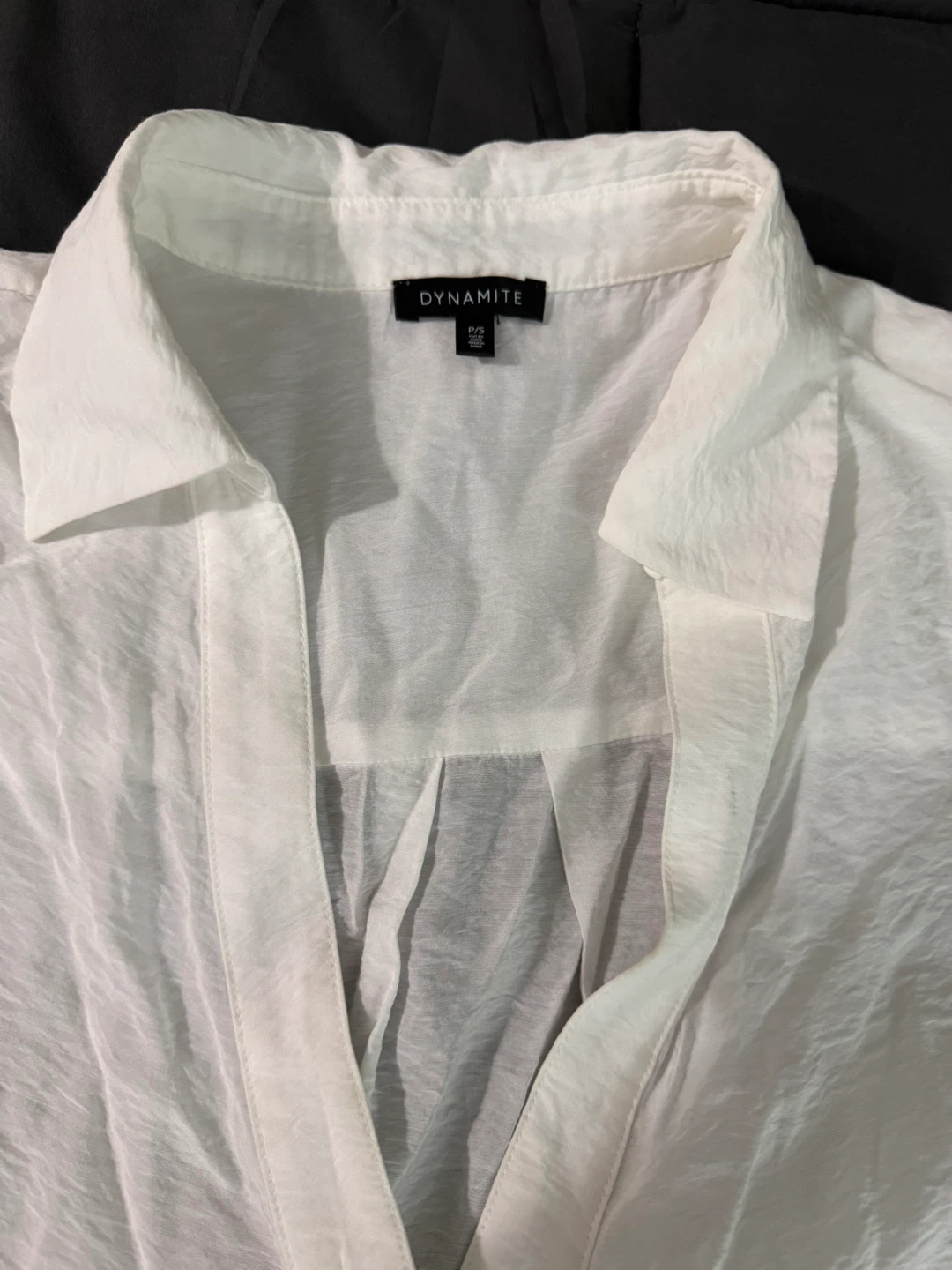 Dynamite White Crop Top - Size S - photo 3