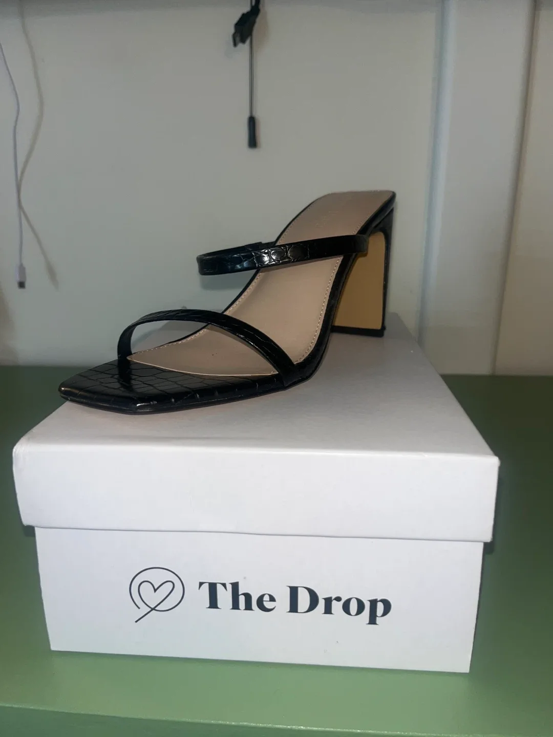 Black Heeled Sandals - Size 8.5 image indicator(2)