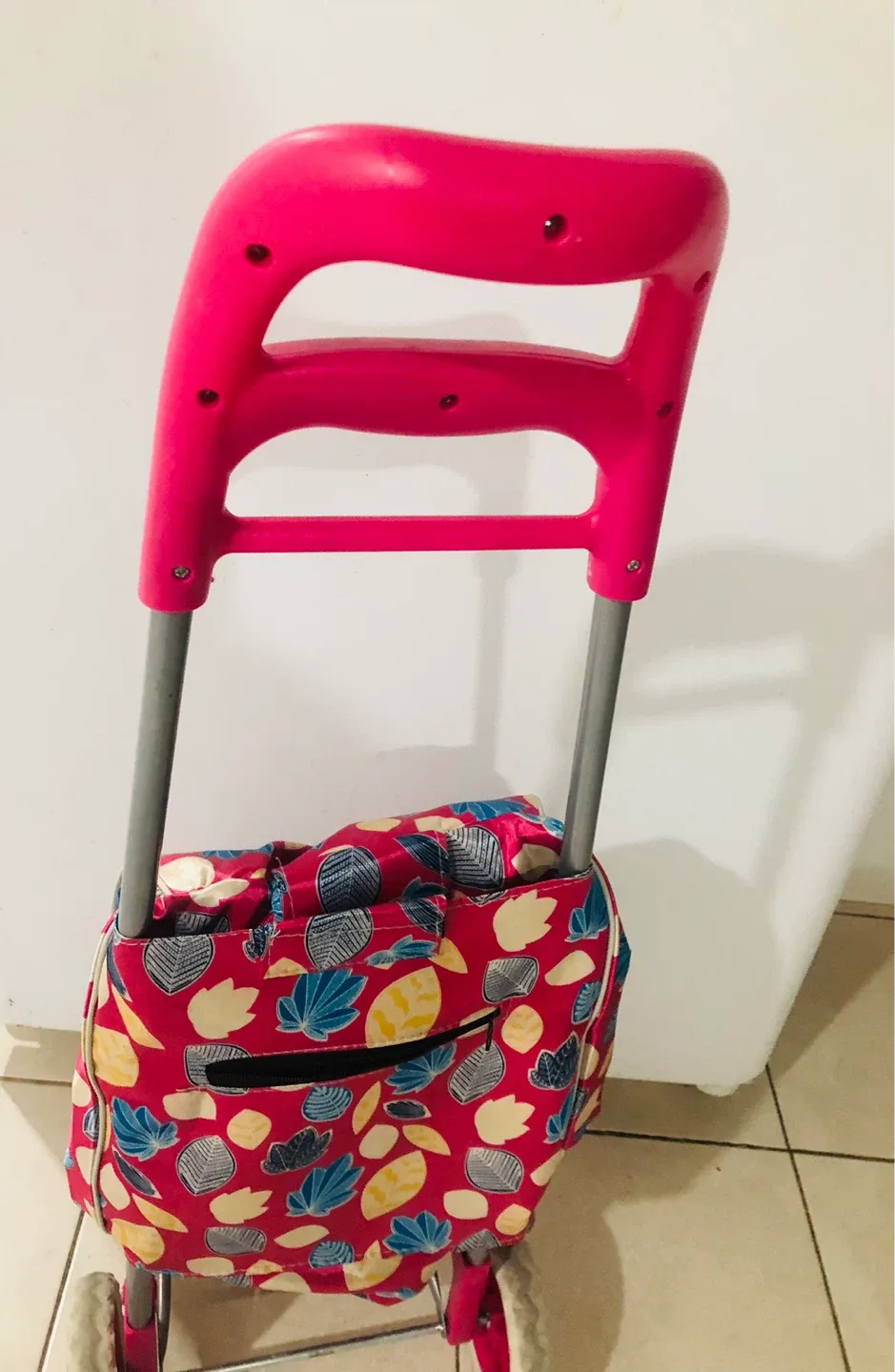 Pink Folding Shopping Cart image indicator(3)