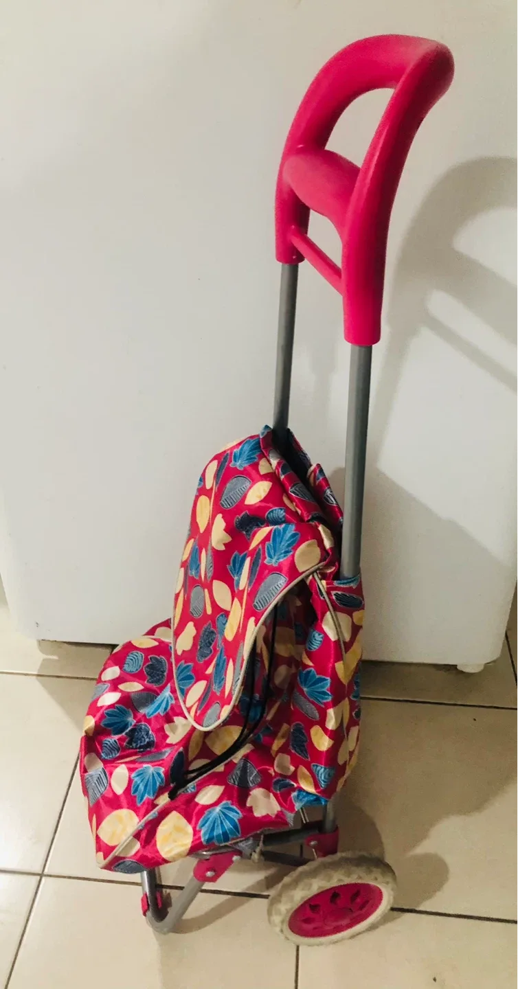 Pink Folding Shopping Cart image indicator(4)