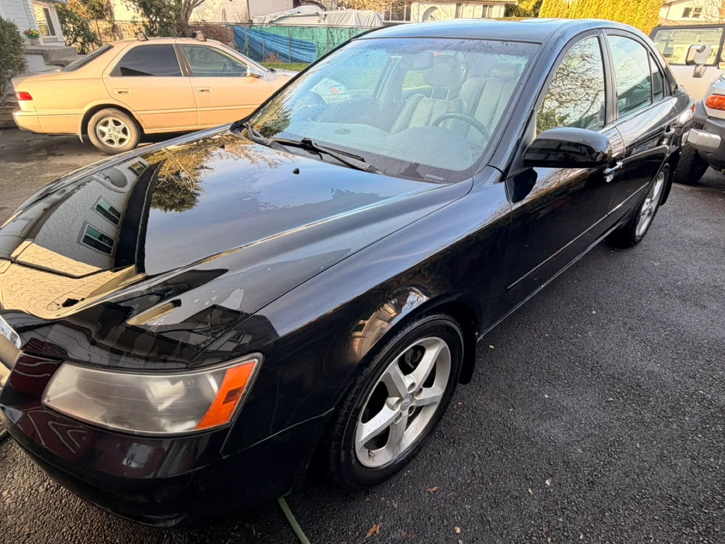 Black Hyundai Sonata Sedan