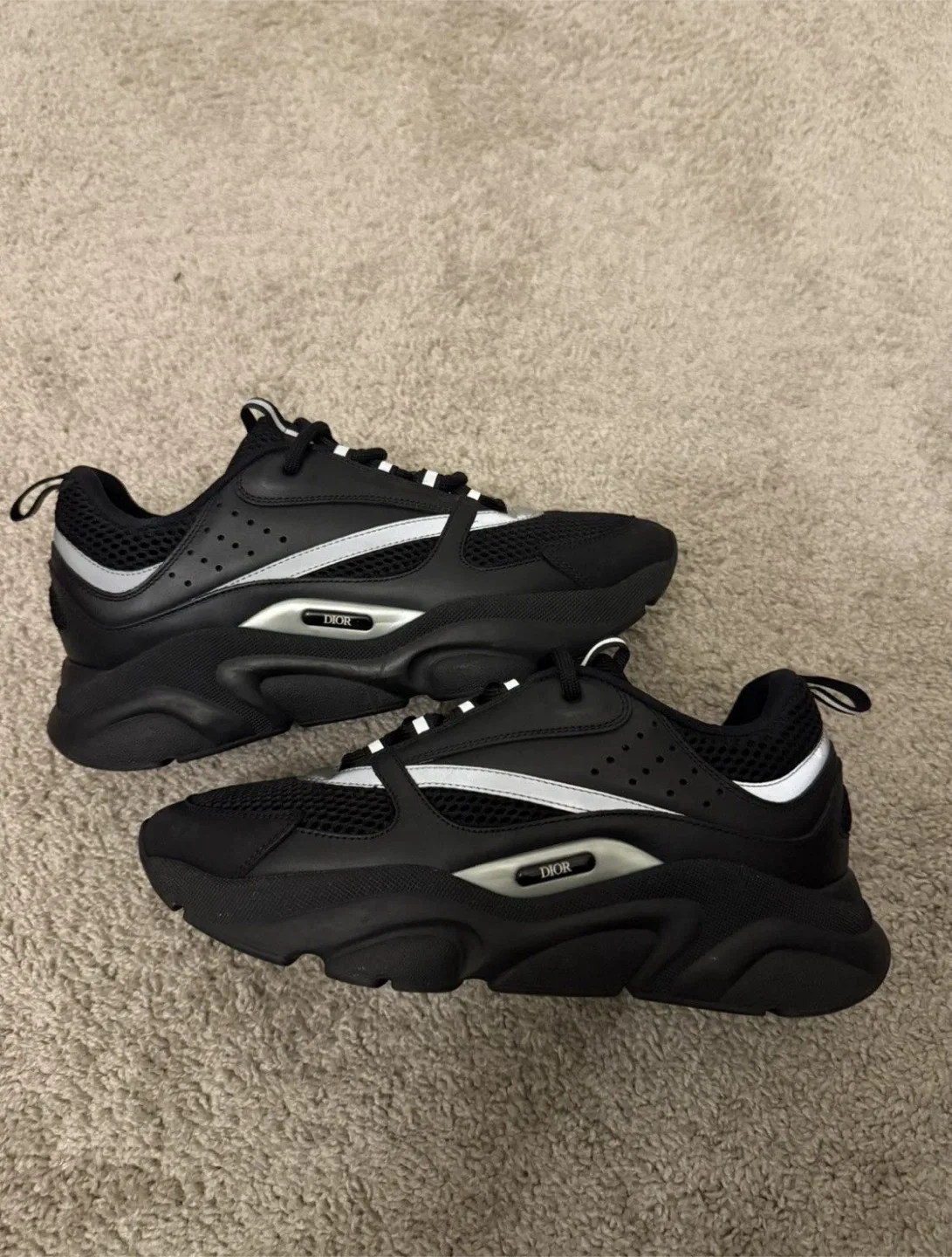 Dior Men's B22 Black Sneakers