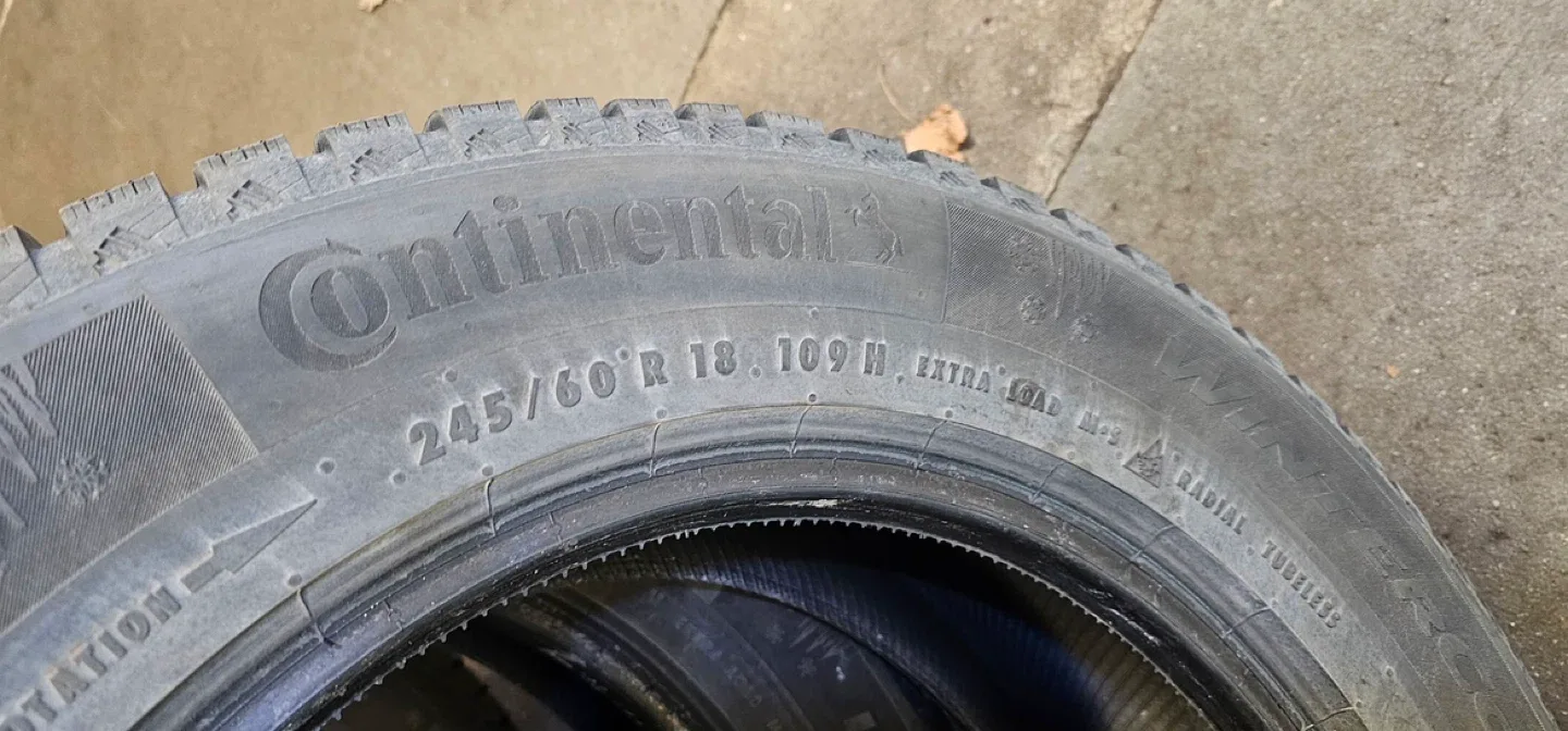 Continental Winter Tires - 245/60R18