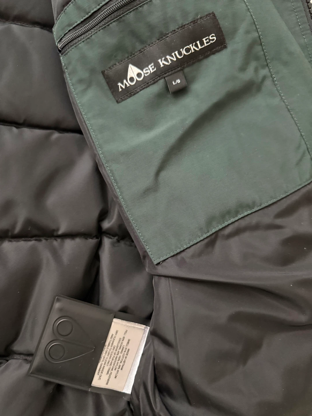 Moose Knuckles Bomber Jacket Green Size - Large - photo 4