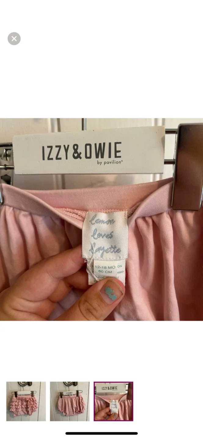 Lemon loves layette ruffle Bloomers - Size 12-18 Months image indicator(3)