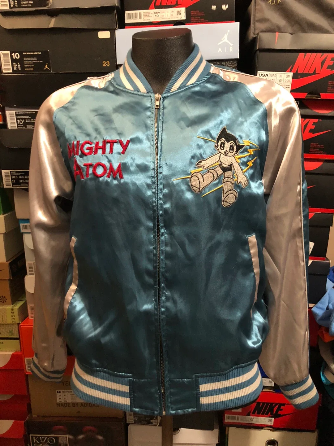 Pilot Grove Mighty Atom Bomber Jacket - Size L