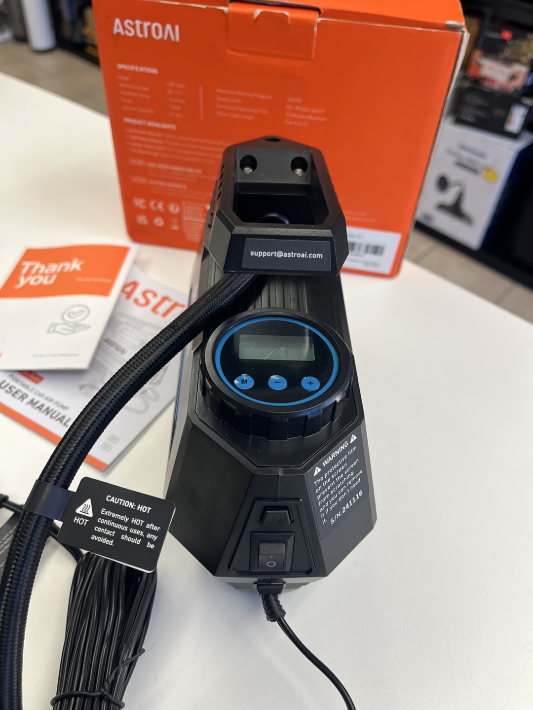 AstroAI Portable Air Compressor Pump - Like New! - photo 4