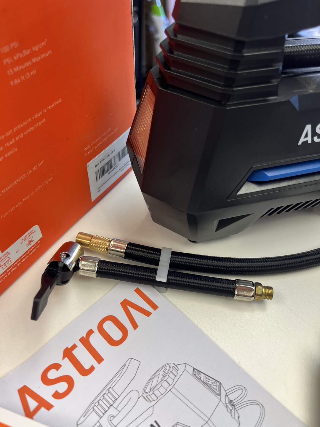 AstroAI Portable Air Compressor Pump - Like New! - photo 3
