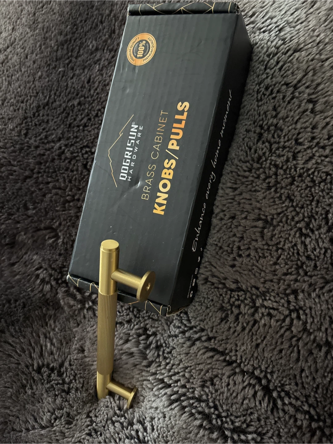 Dogrisun Brass Cabinet Knobs/Pulls - New in Box!