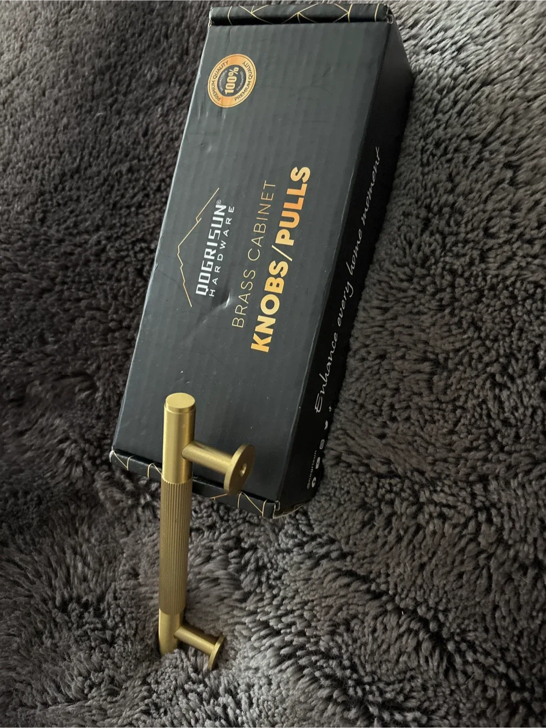 Dogrisun Brass Cabinet Knobs/Pulls - New in Box!