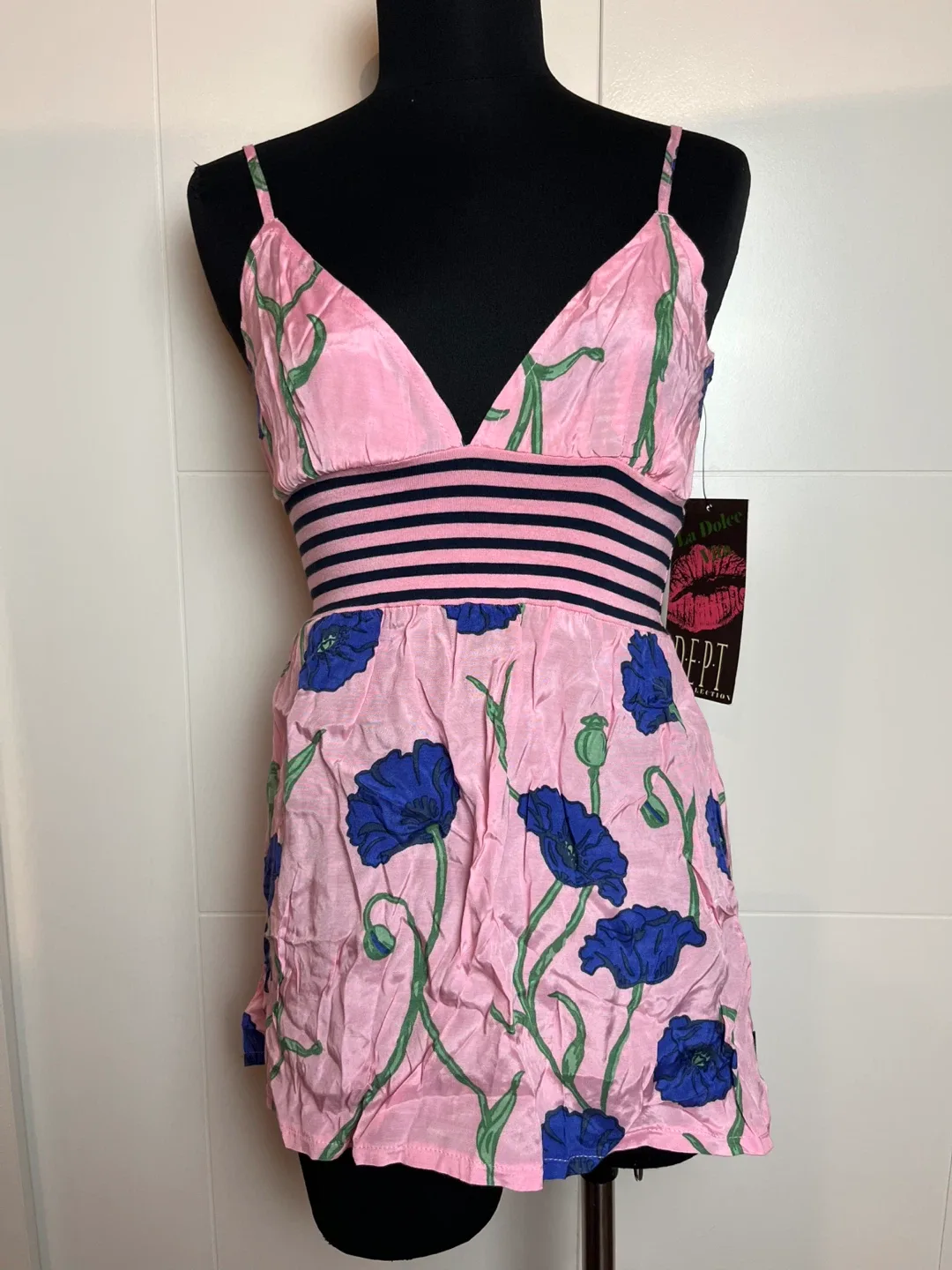 NWT Pink Floral Cami Top - Size S