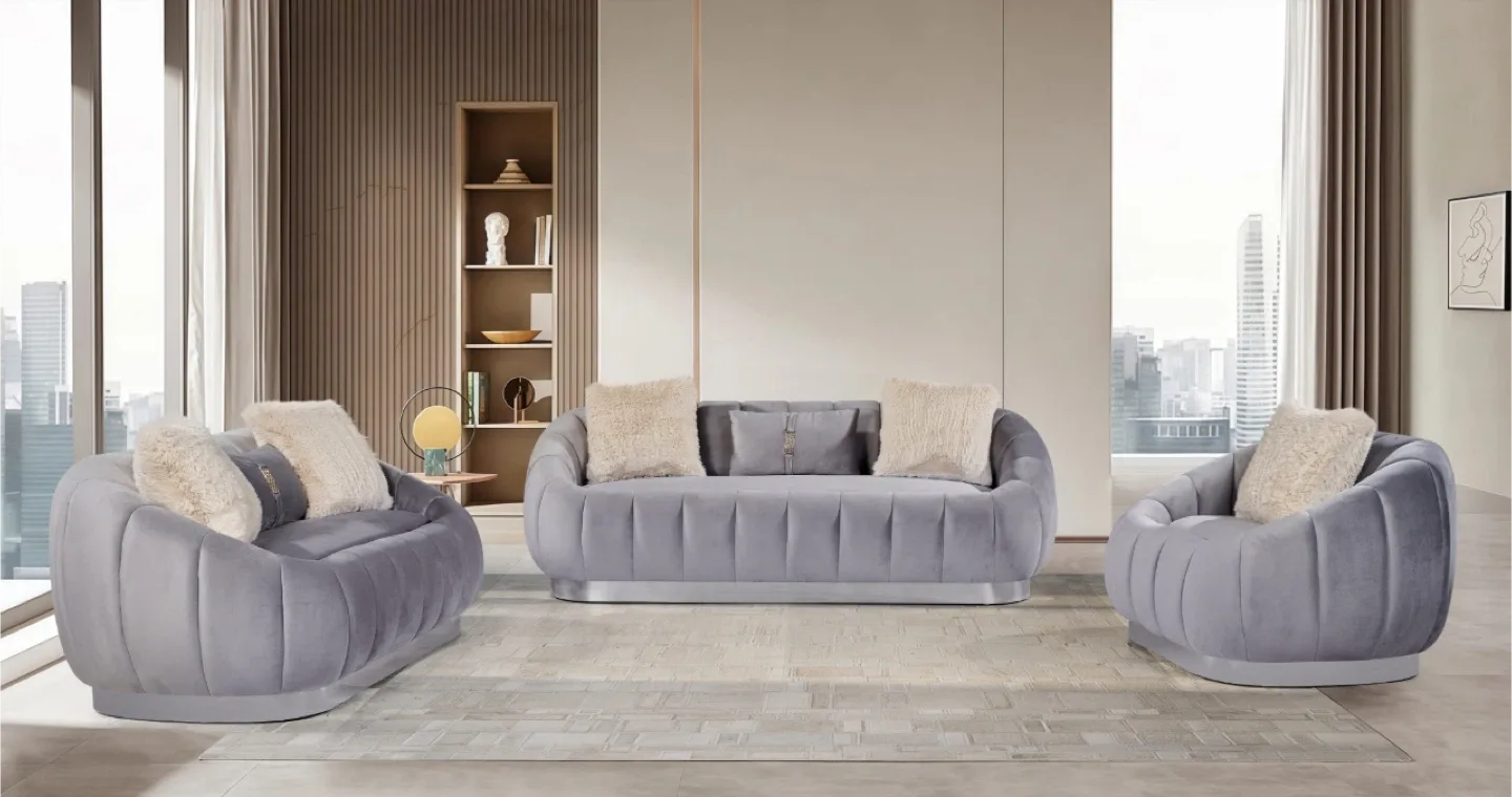 Luxury Living Velvet Sofa Set -$2198 image indicator(7)