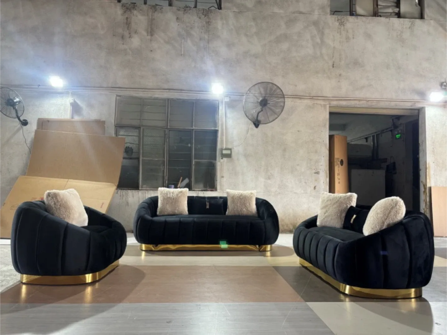 Luxury Living Velvet Sofa Set -$2198 image indicator(8)