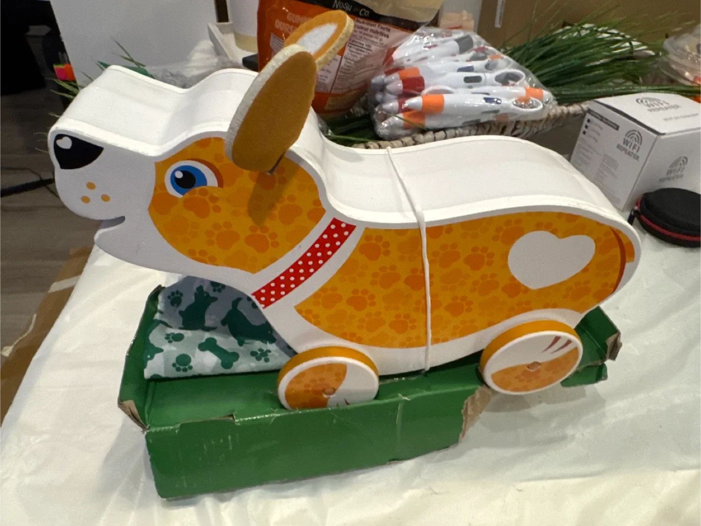 Melissa & Doug Feed, Walk & Poo Pup Wooden Toy image indicator(2)