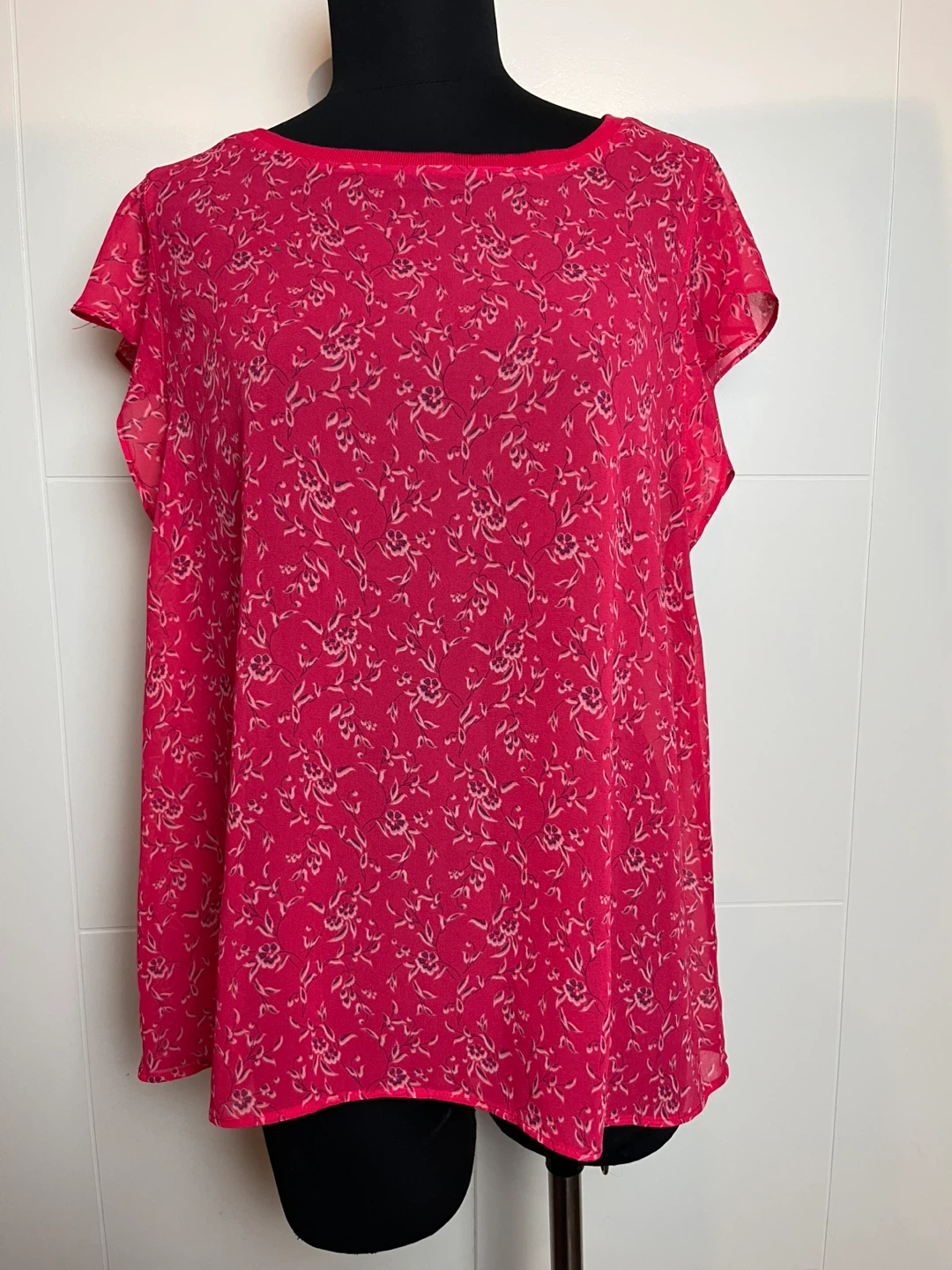 Pink Floral Blouse
