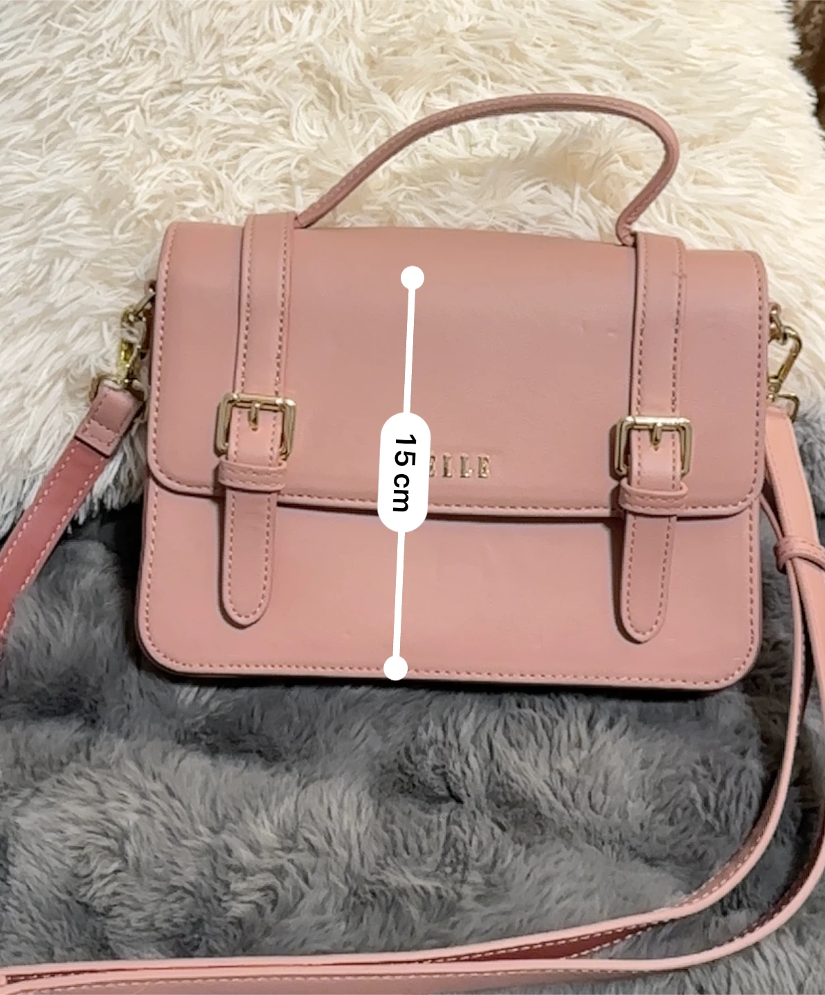 ELLE Pink Handbag - Like New! - photo 3