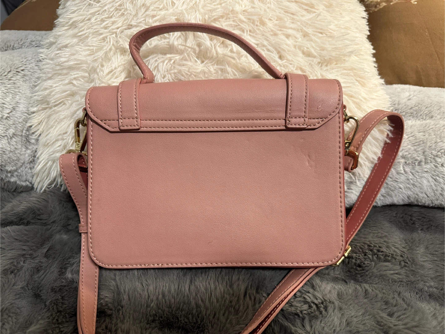 ELLE Pink Handbag - Like New! - photo 4